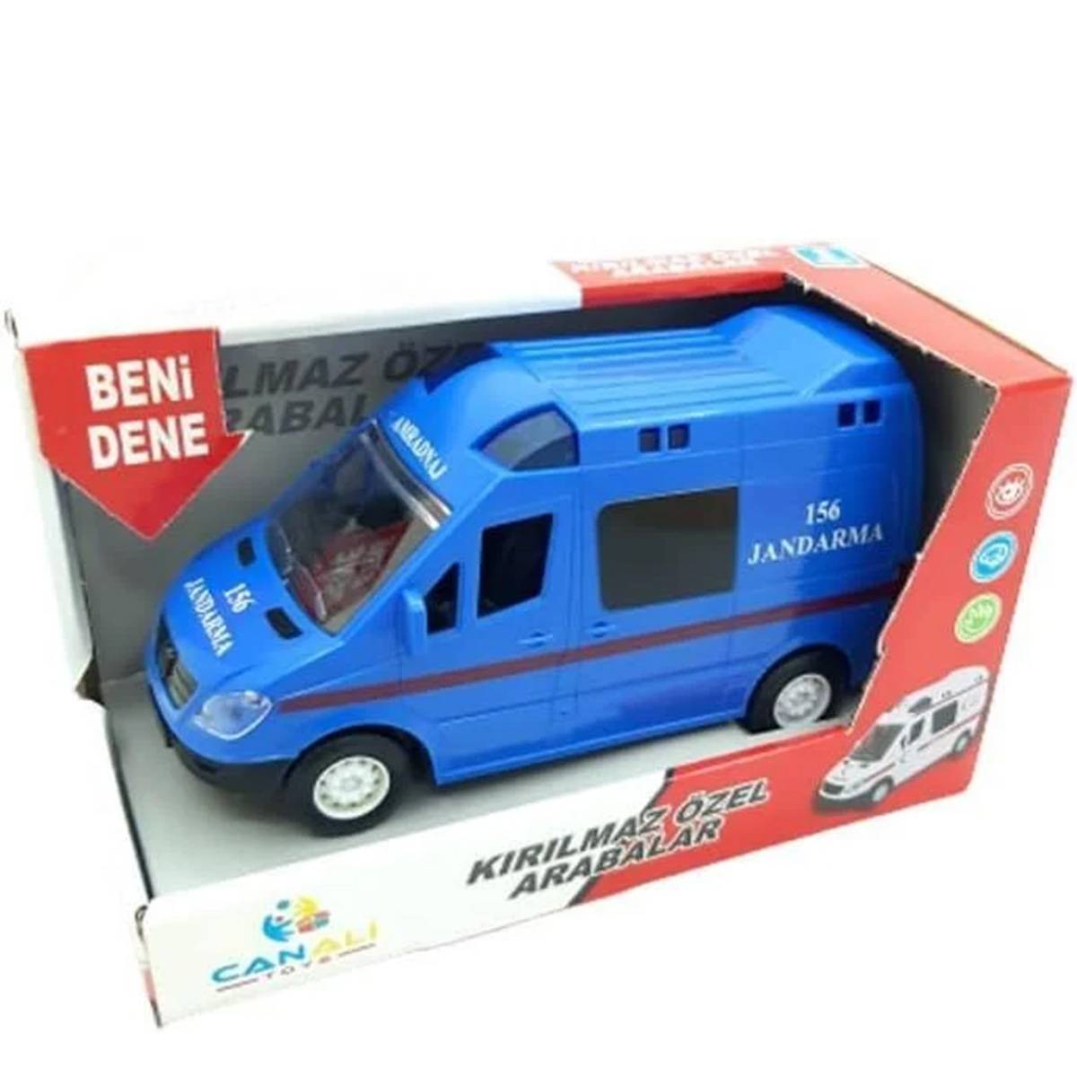 Kutulu Işıklı Sesli Pilli Jandarma Ekip Arabası