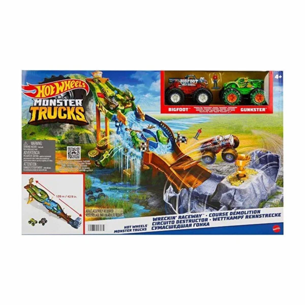 Hot Wheels Monster Trucks Heyecanlı Yarışlar Oyun Seti