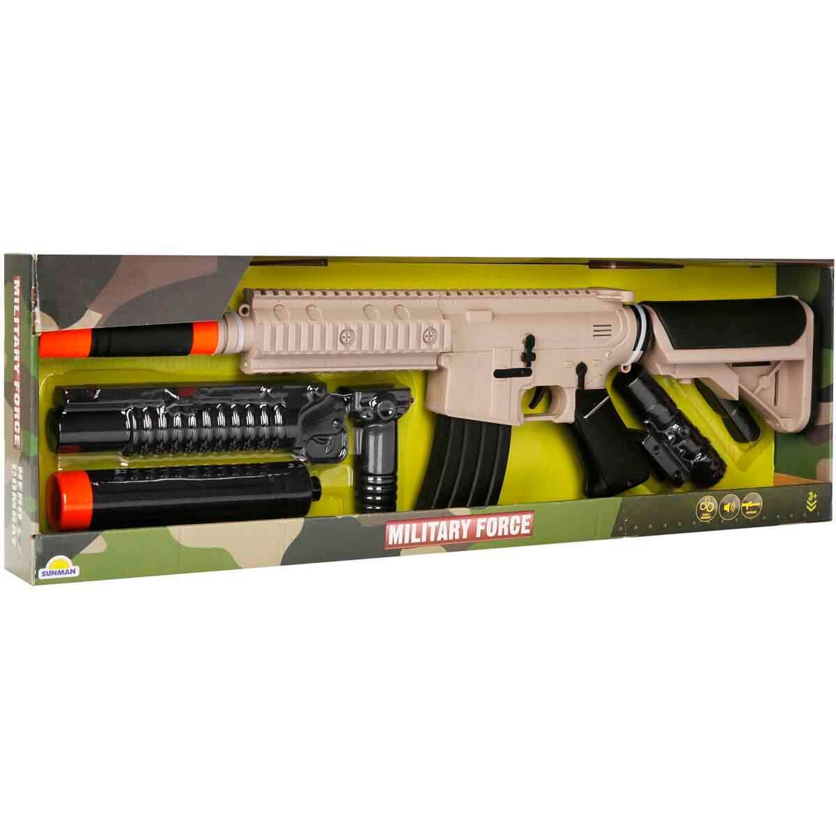 Sesli ve Titreşimli Askeri Silah Seti