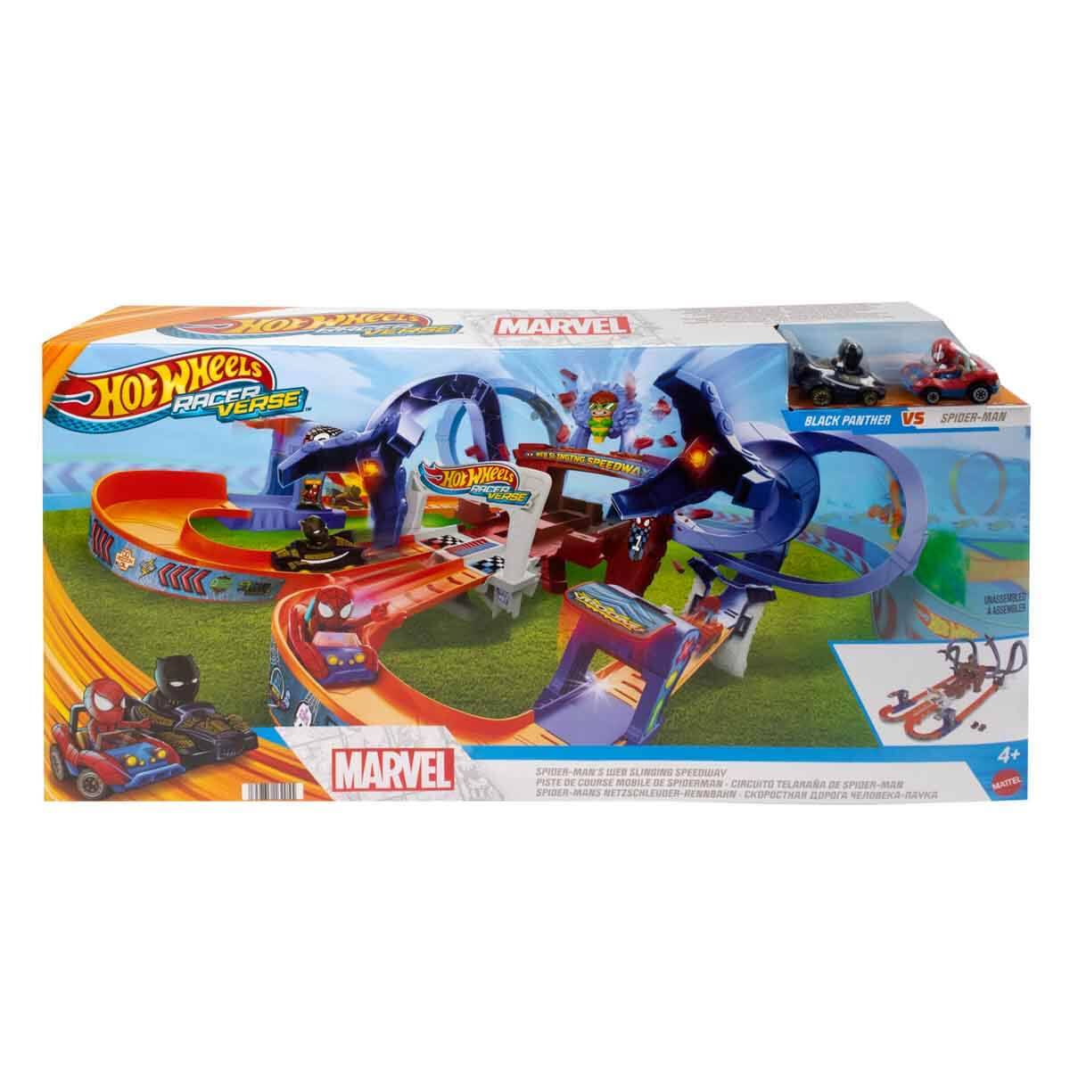 Hot Wheels RacerVerse Marvel 2 Araçlı Pist Seti