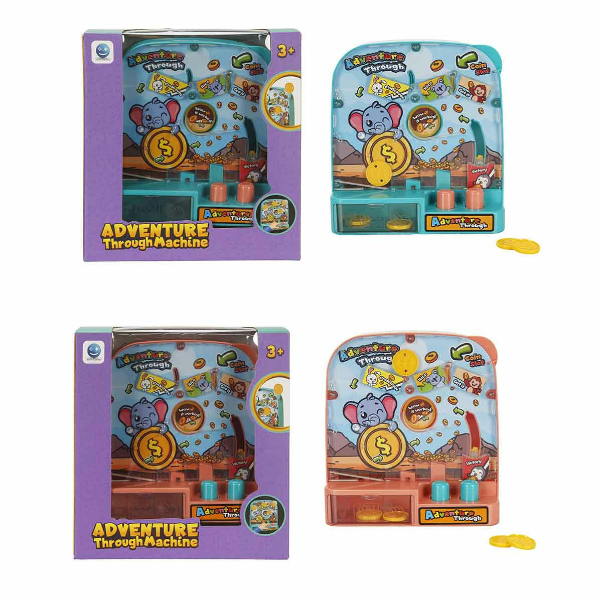 Adventure Through Machine İnteraktif Para Yolu Oyunu | Refleks ve Dikkat Geliştirici Jeton Yarışı | Turkuaz Eğlence Parkuru