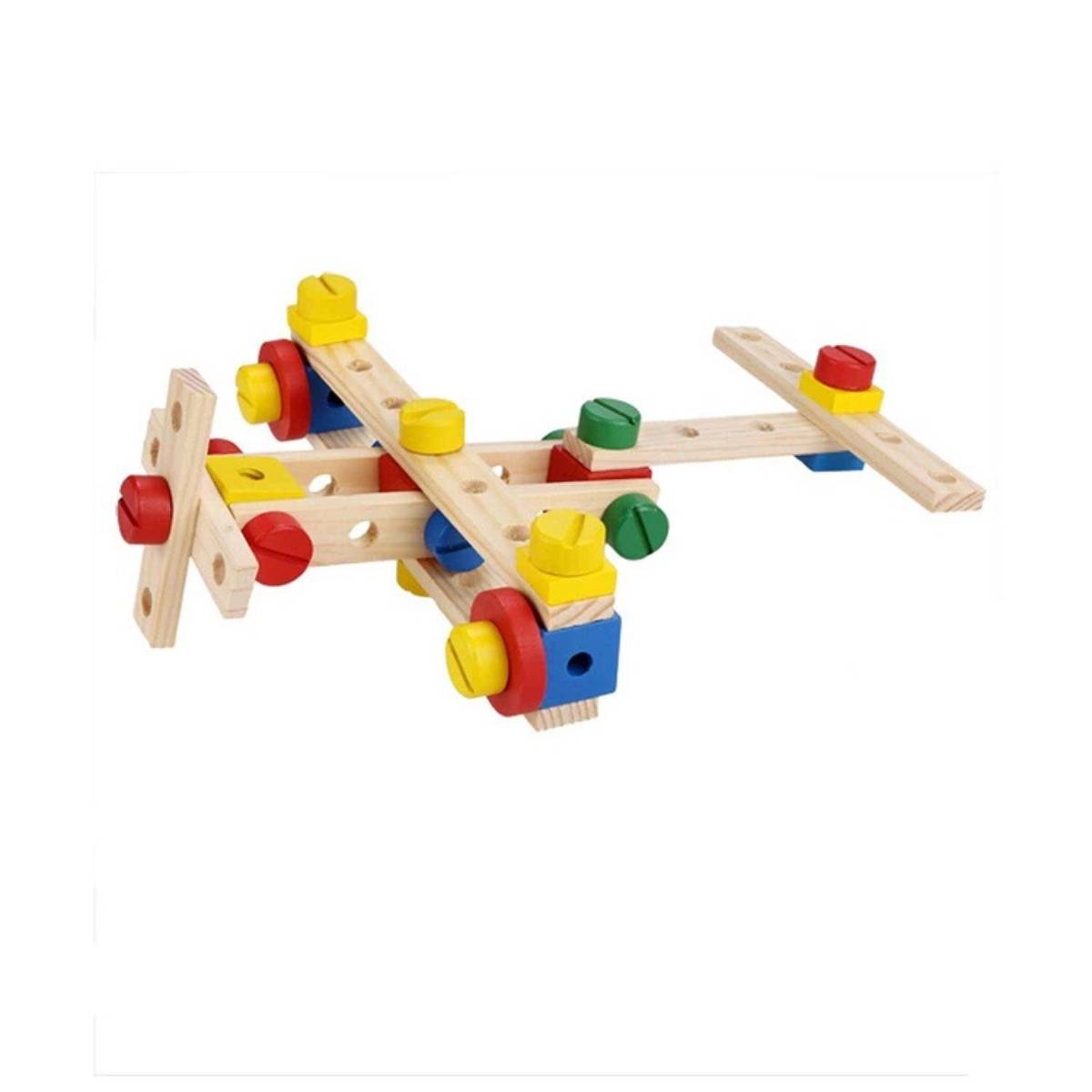 Ahşap Vidalı Yapboz Bloklar