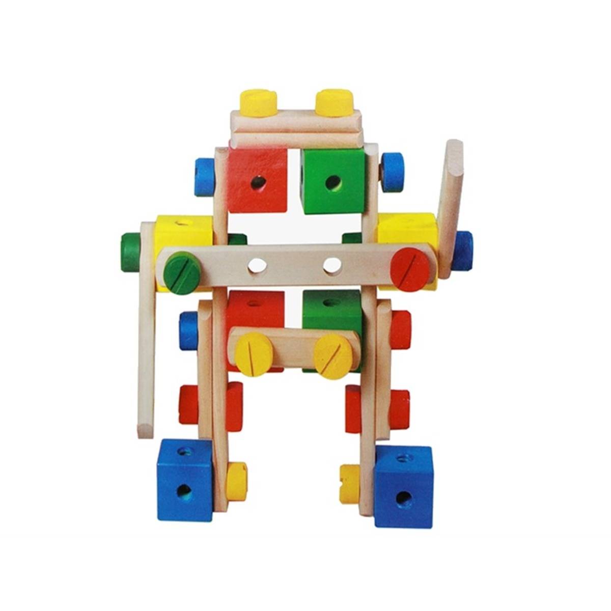 Ahşap Vidalı Yapboz Bloklar