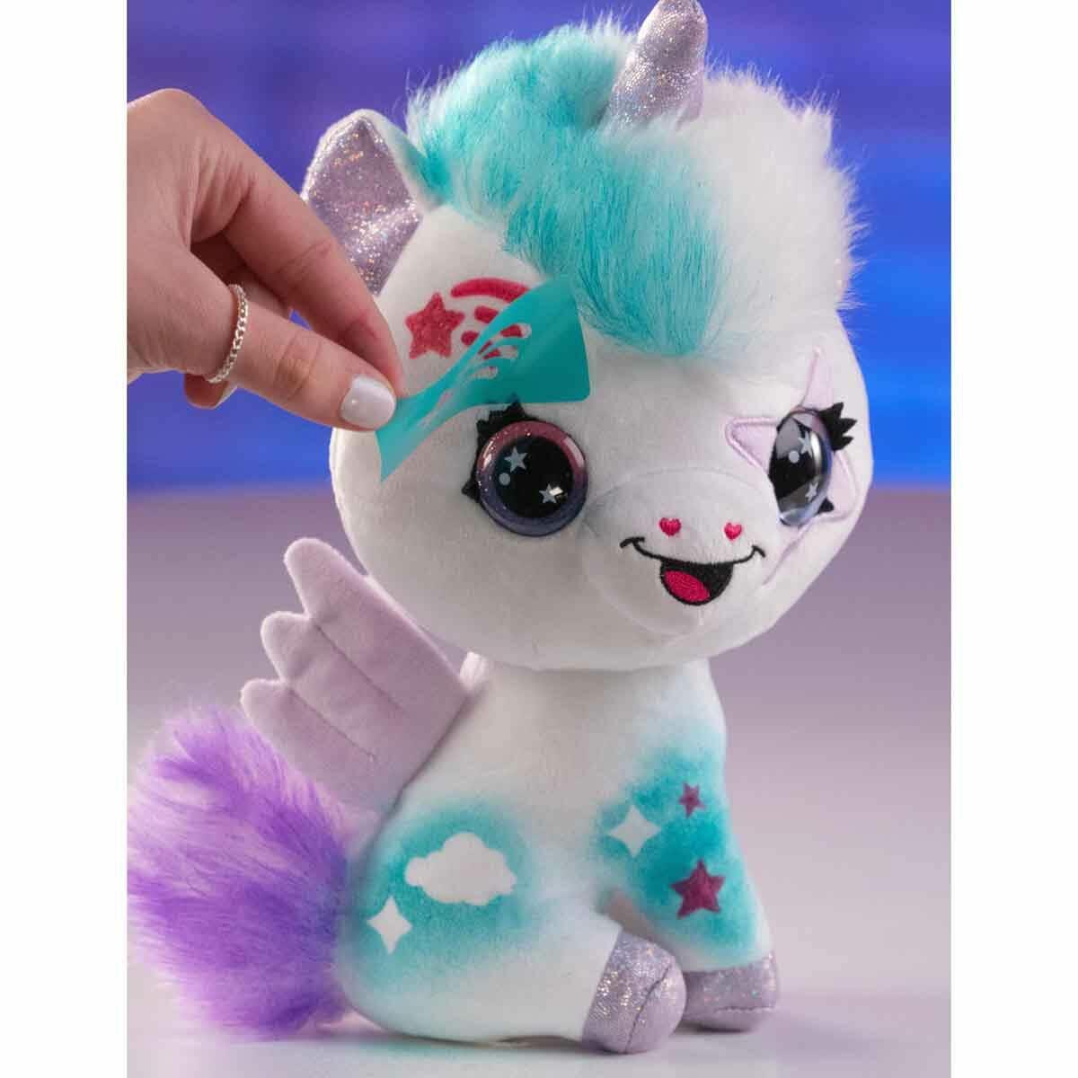Airbrush Plush Karanlıkta Parlayan Sihirli Unicorn | Kendin Tasarla DIY Pelüş Seti | Yıkanabilir Ve Yeniden Boyanabilir Figür