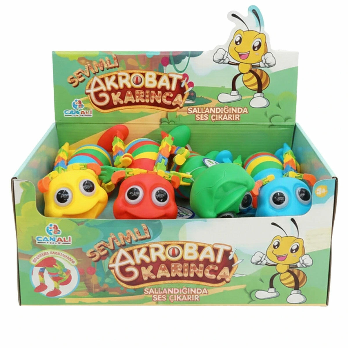 Sök Tak Akrobat Karınca Oyuncak – Hareketli ve Eğlenceli Gelişim Destekleyici Oyuncak