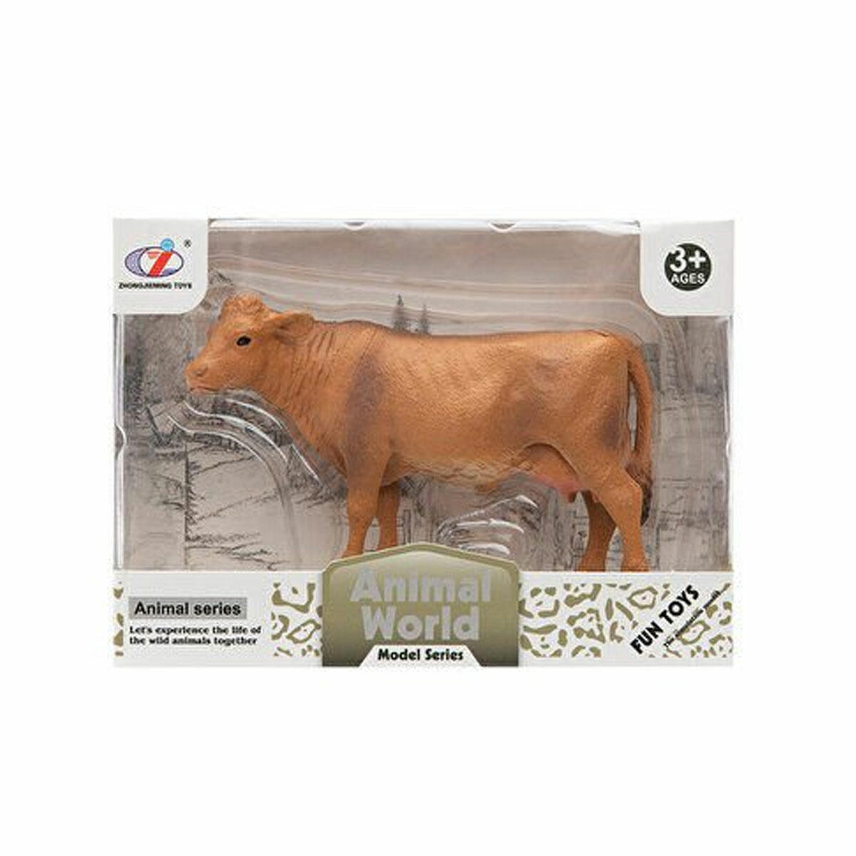 Animal World Çiftlik Hayvanları Figür Seti | At, İnek, Koyun, Boğa, Keçi, Eşek Koleksiyonu