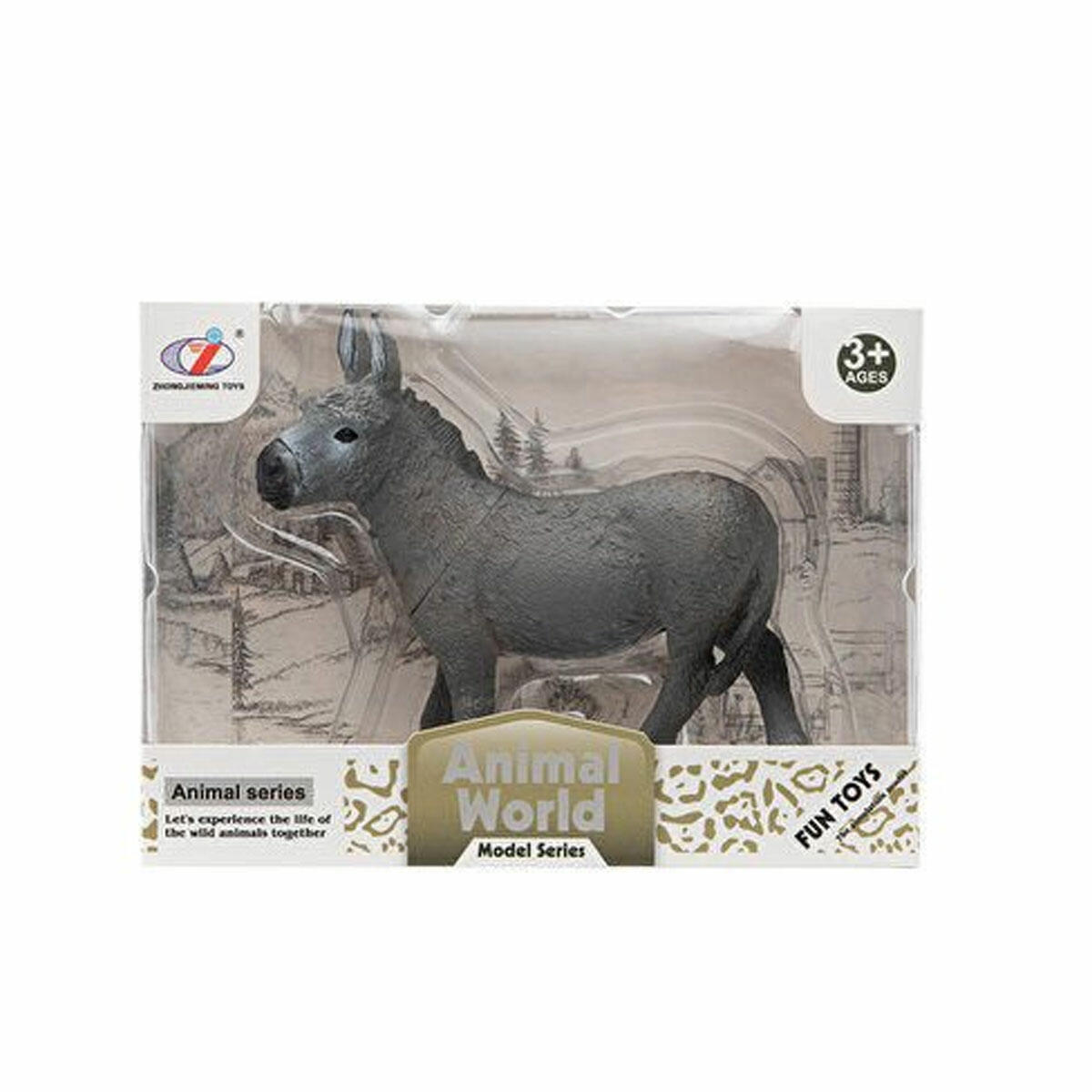 Animal World Çiftlik Hayvanları Figür Seti | At, İnek, Koyun, Boğa, Keçi, Eşek Koleksiyonu