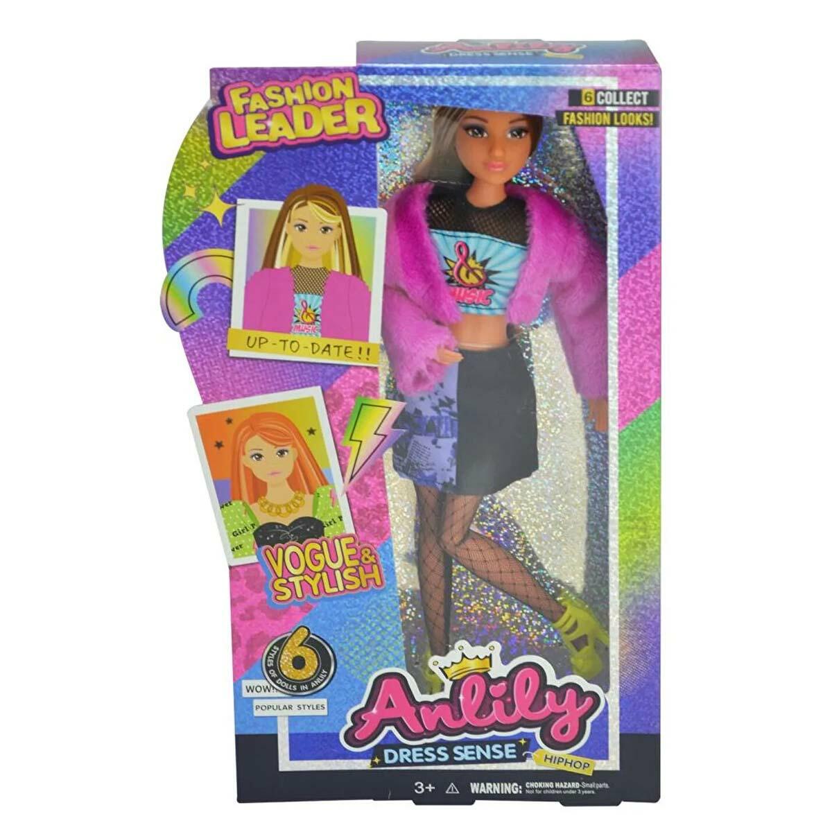 Anlily Moda İkonu Oyuncak Bebek 28 cm | 4 Farklı Model Seçeneği | Şık Ve Tarz Sahibi Figür Bebek