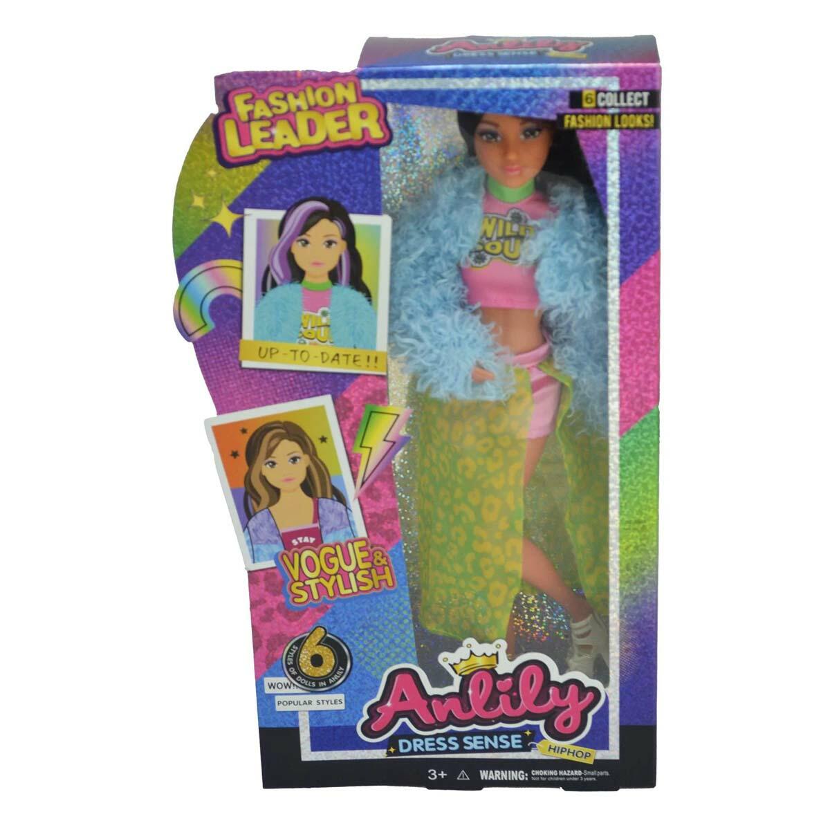 Anlily Moda İkonu Oyuncak Bebek | 30 cm Şık Tasarım Figür | Eğitici Ve Eğlenceli Moda Bebek Seti