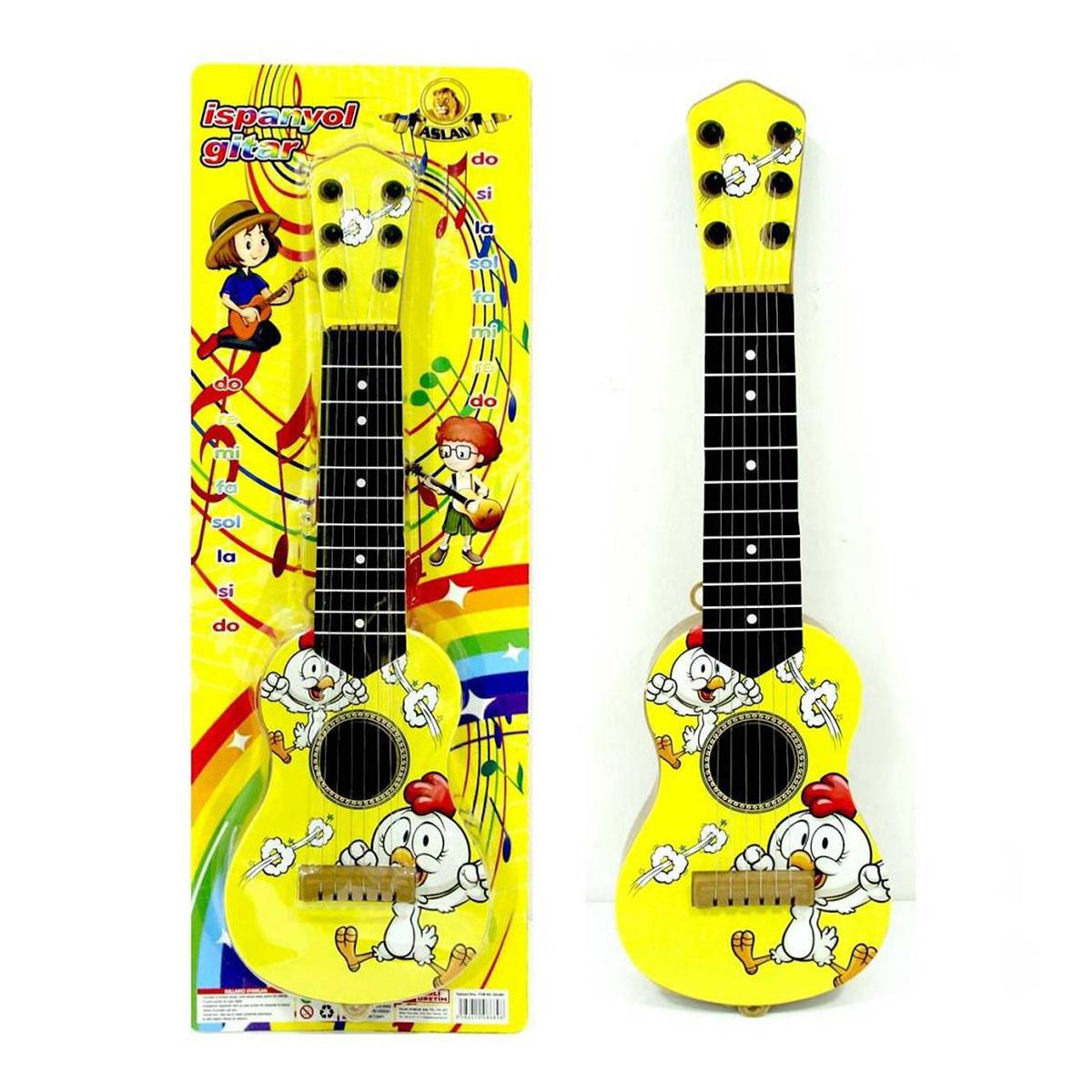 Nessiworld Renkli İspanyol Gitar 48,5 cm