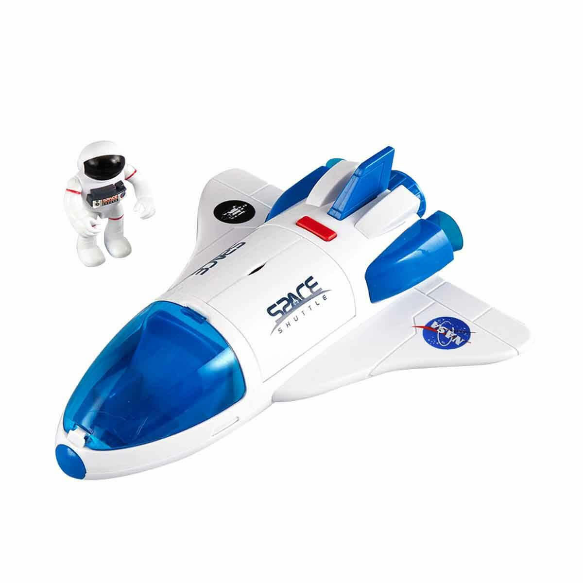 Astro Venture Sesli ve Işıklı Uzay Mekiği Seti | Astronot Figürlü Uzay Keşif Aracı | Eğitici ve Fonksiyonel Uzay Temalı Oyuncak