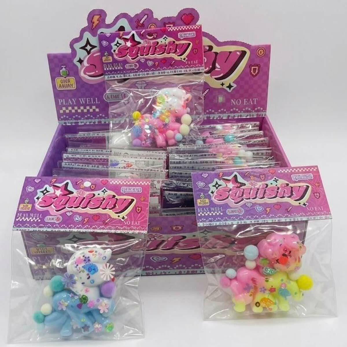 At Temalı Yumuşakçık Renkli Squishy | Yavaş Yükselen Antistres Figür | Sevimli At Figürlü Sensory Oyuncak