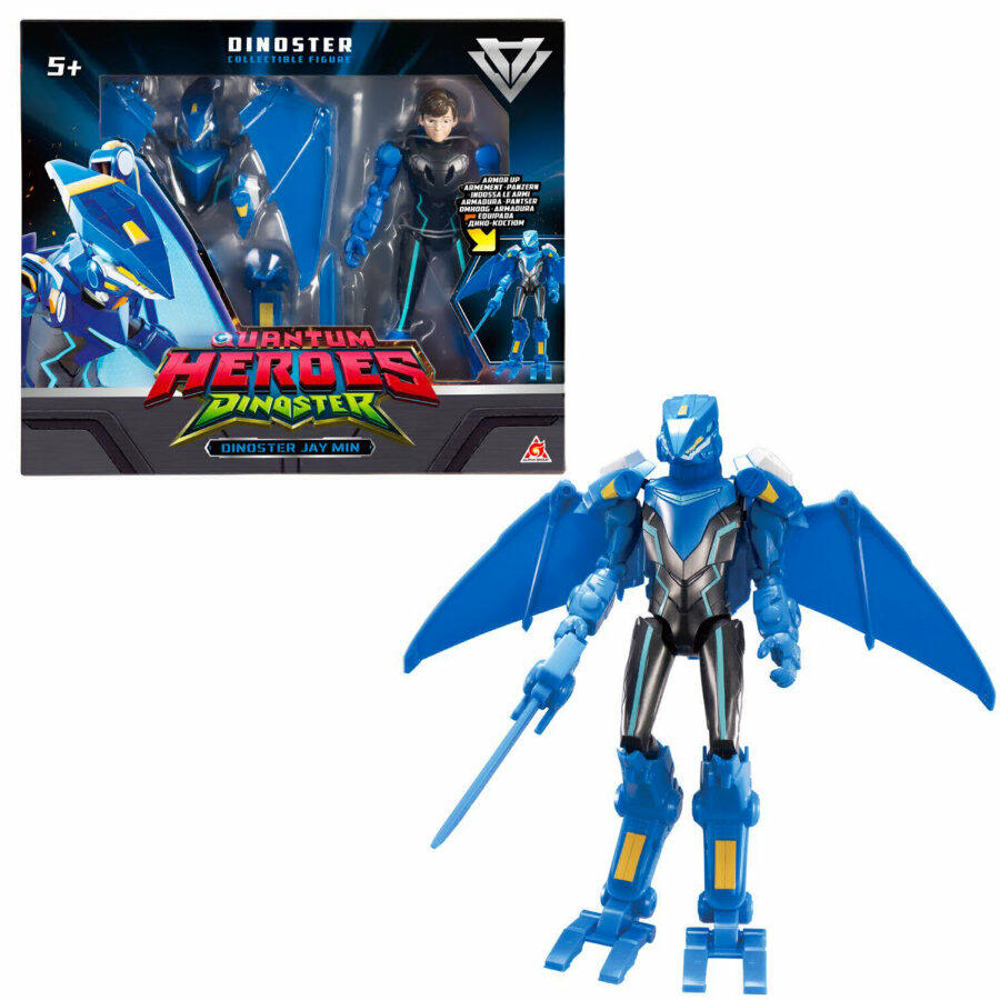 Dinoster Heroes Jay Min Zırhlı Aksiyon Karakter Figürü