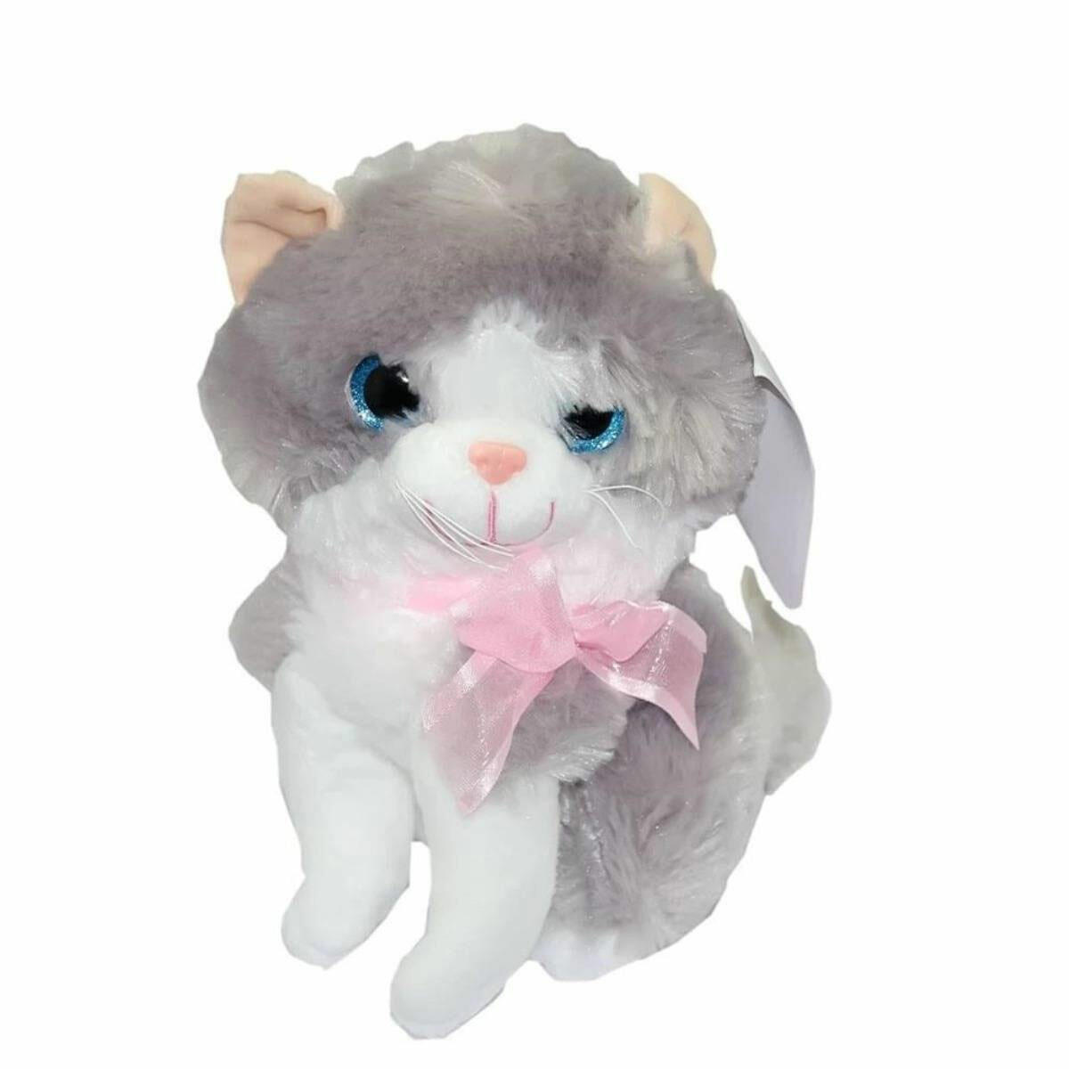 Ayakta Miyavlayan Peluş Kedi Oyuncak – 3 Renk Seçenekli