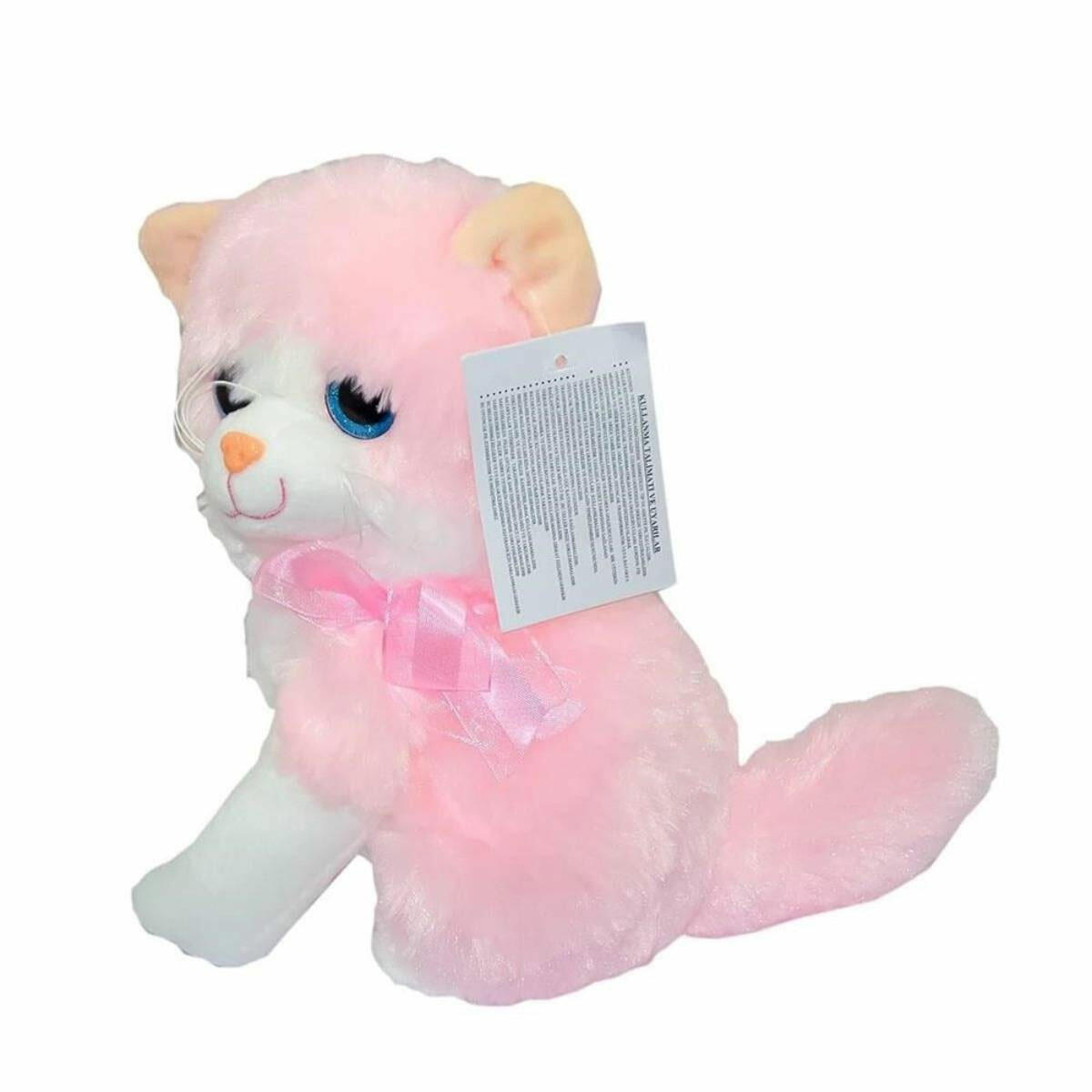 Ayakta Miyavlayan Peluş Kedi Oyuncak – 3 Renk Seçenekli