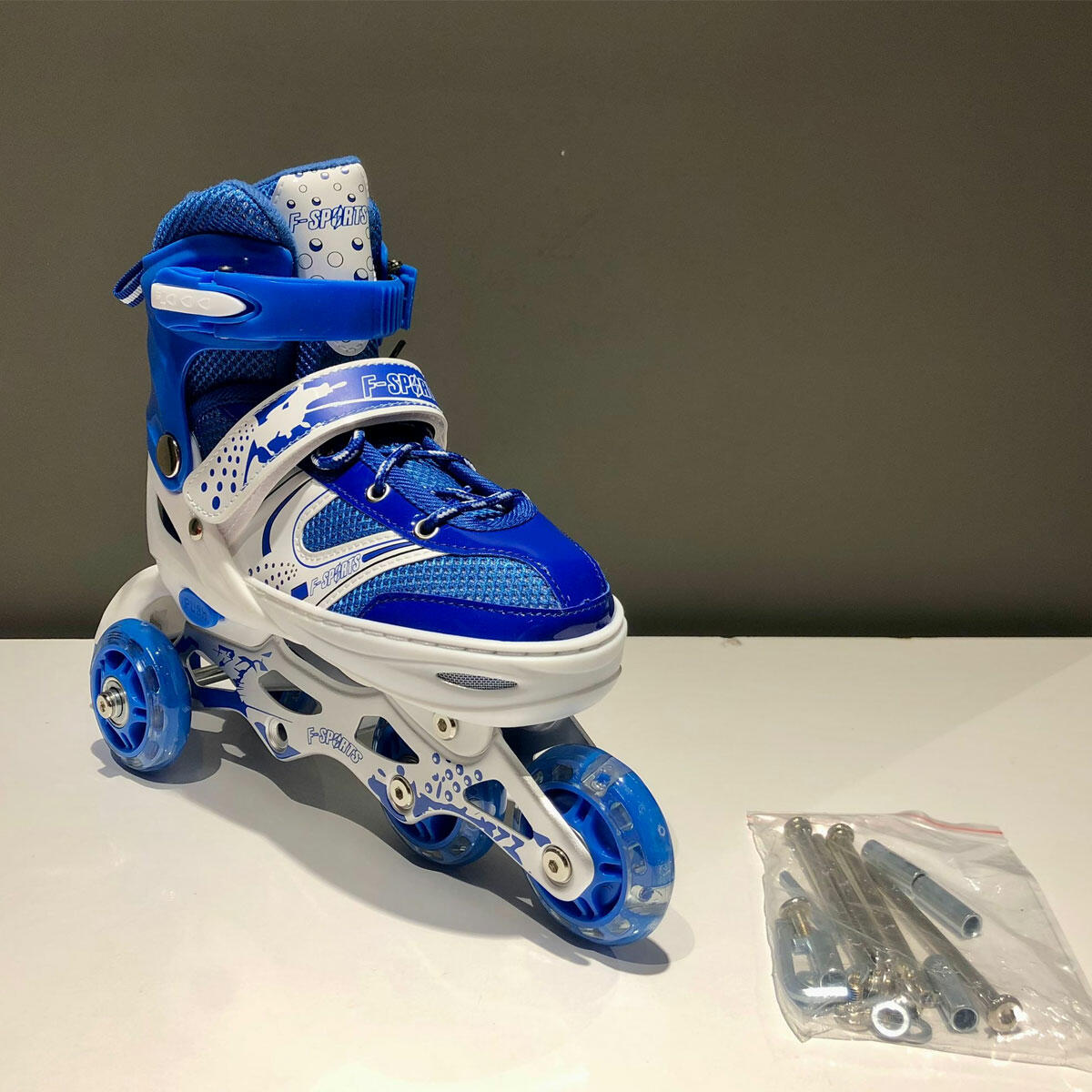 Ayarlanabilir Işıklı Alıştırma Pateni S (30-33 Numara) | 4 Tekerlekli Konforlu ve Güvenli Tasarım