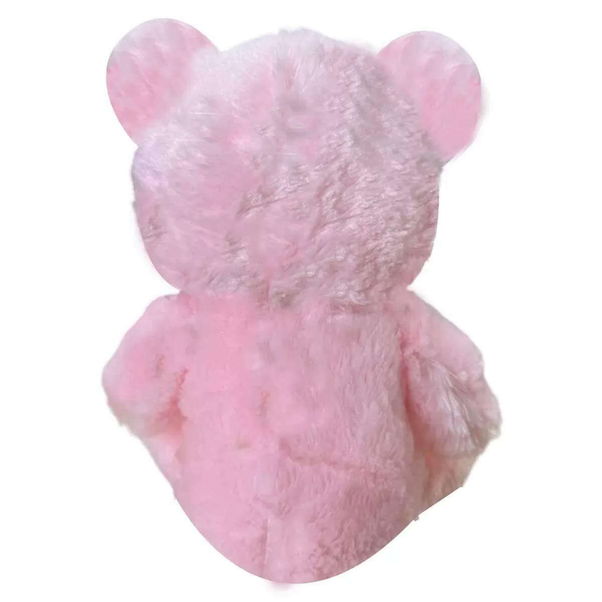 Ayıcık 20 Cm Pembe | Yumuşacık Welsoft Kumaş | CE Belgeli ve Güvenli Uyku Arkadaşı