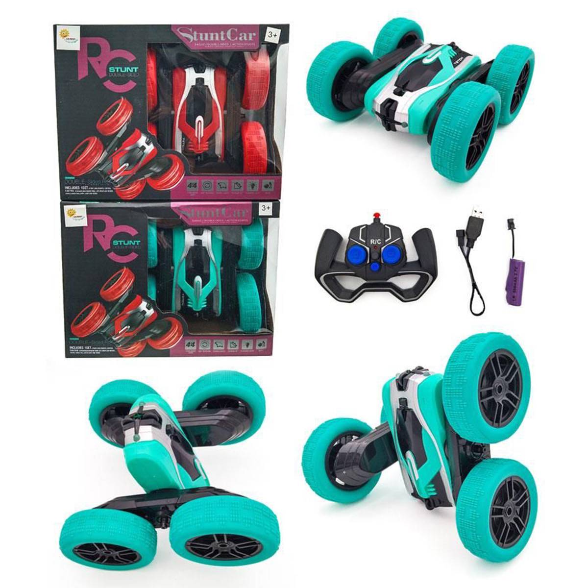 Duman Oyuncak Uzaktan Kumandalı Şarjlı 4x4 Akrobat Araba