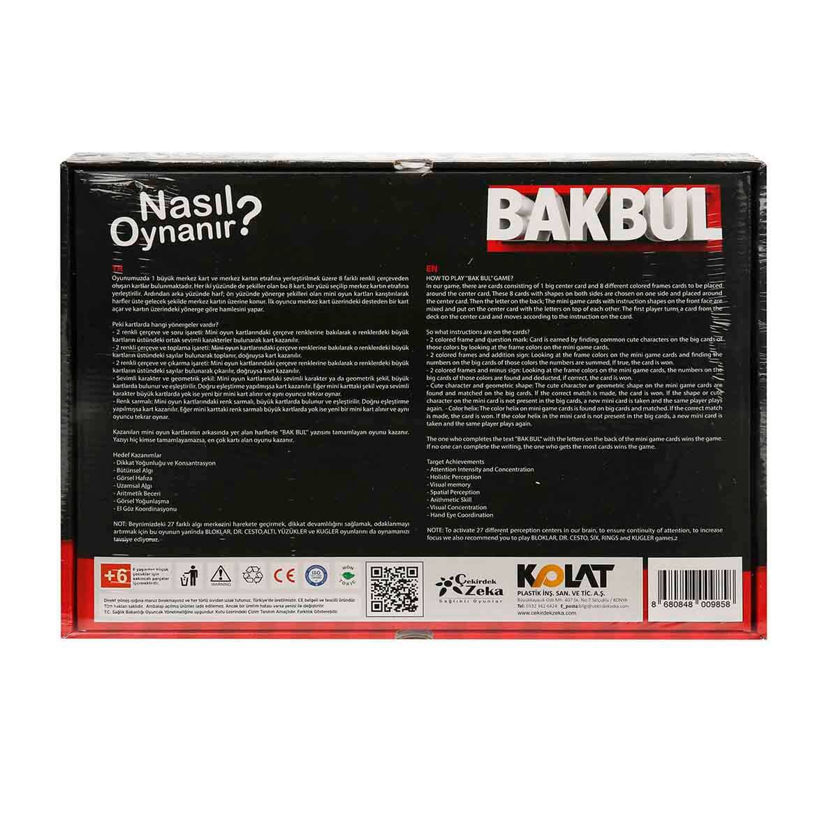 Bak Bul Kutu Oyunu