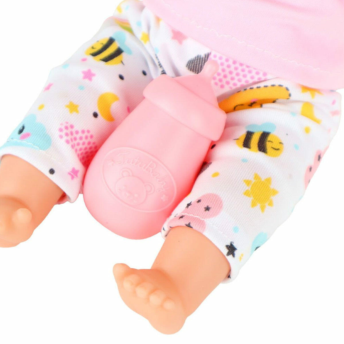 Babydoll My Love 30 cm Sesli Bebek | 10 Farklı Ses Çıkaran İnteraktif Bebek | Biberonlu Ve Pilli Bakım Seti