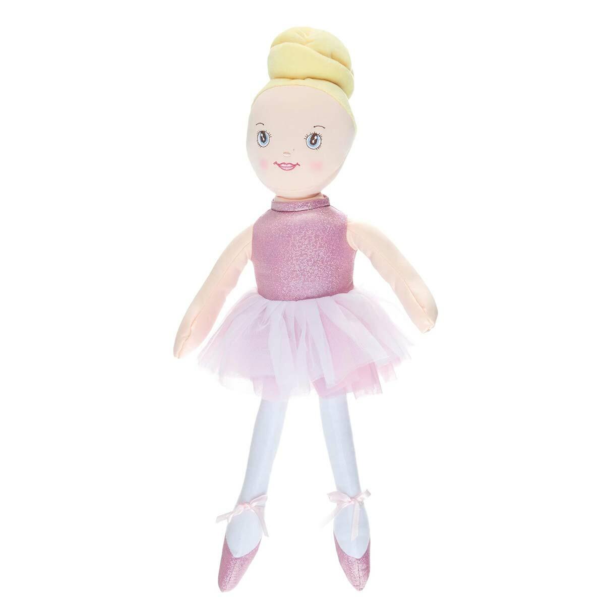 Peluş Bebek Balerin Kız 50 CM | Pembe Tütülü Yumuşak Oyuncak | Kaliteli Ve Güvenli Uyku Arkadaşı