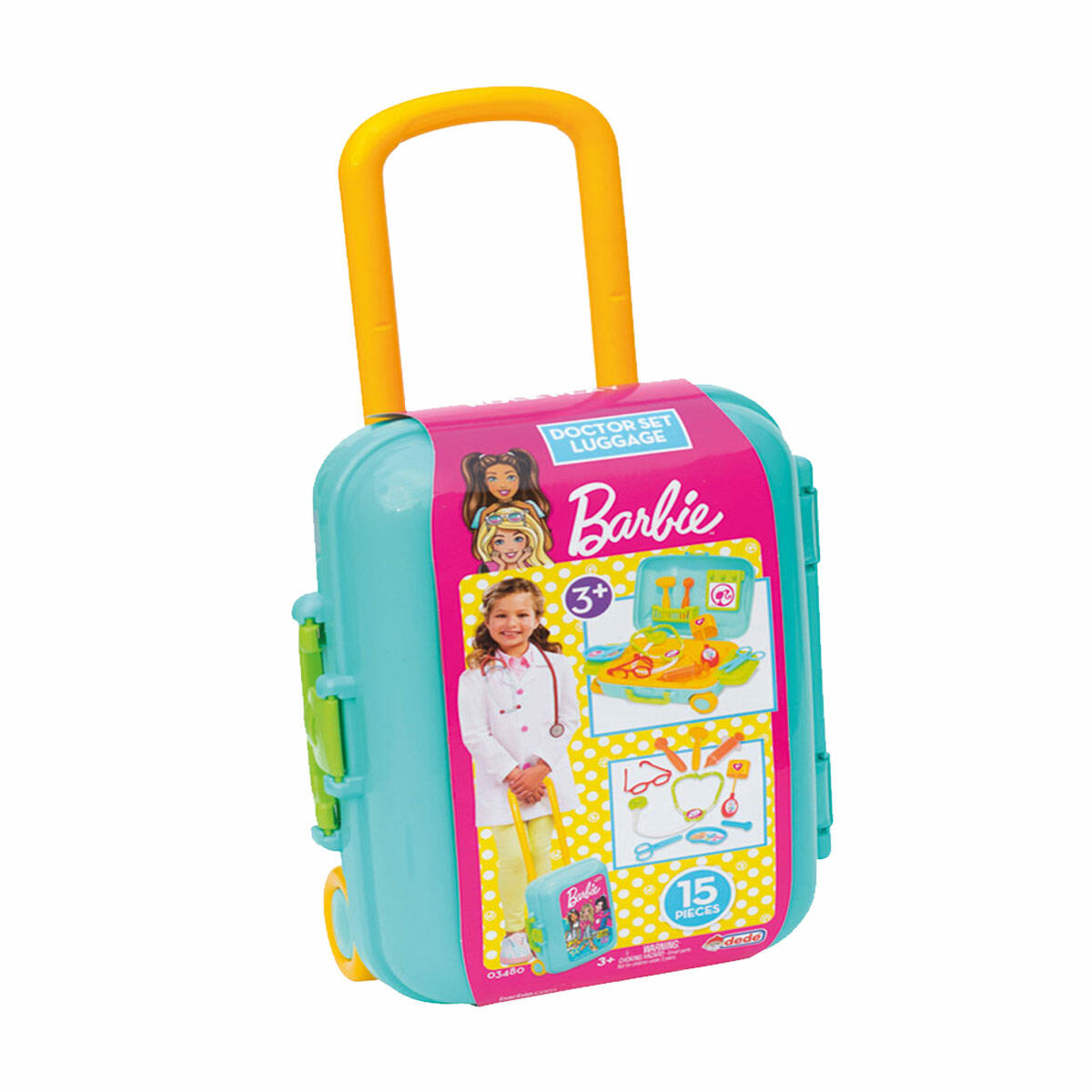 Barbie Doktor Setli Bavulum | Eğitici Sağlık Ve Rol Yapma Seti | Taşınabilir Aksesuarlı Barbie Doktor Çantası