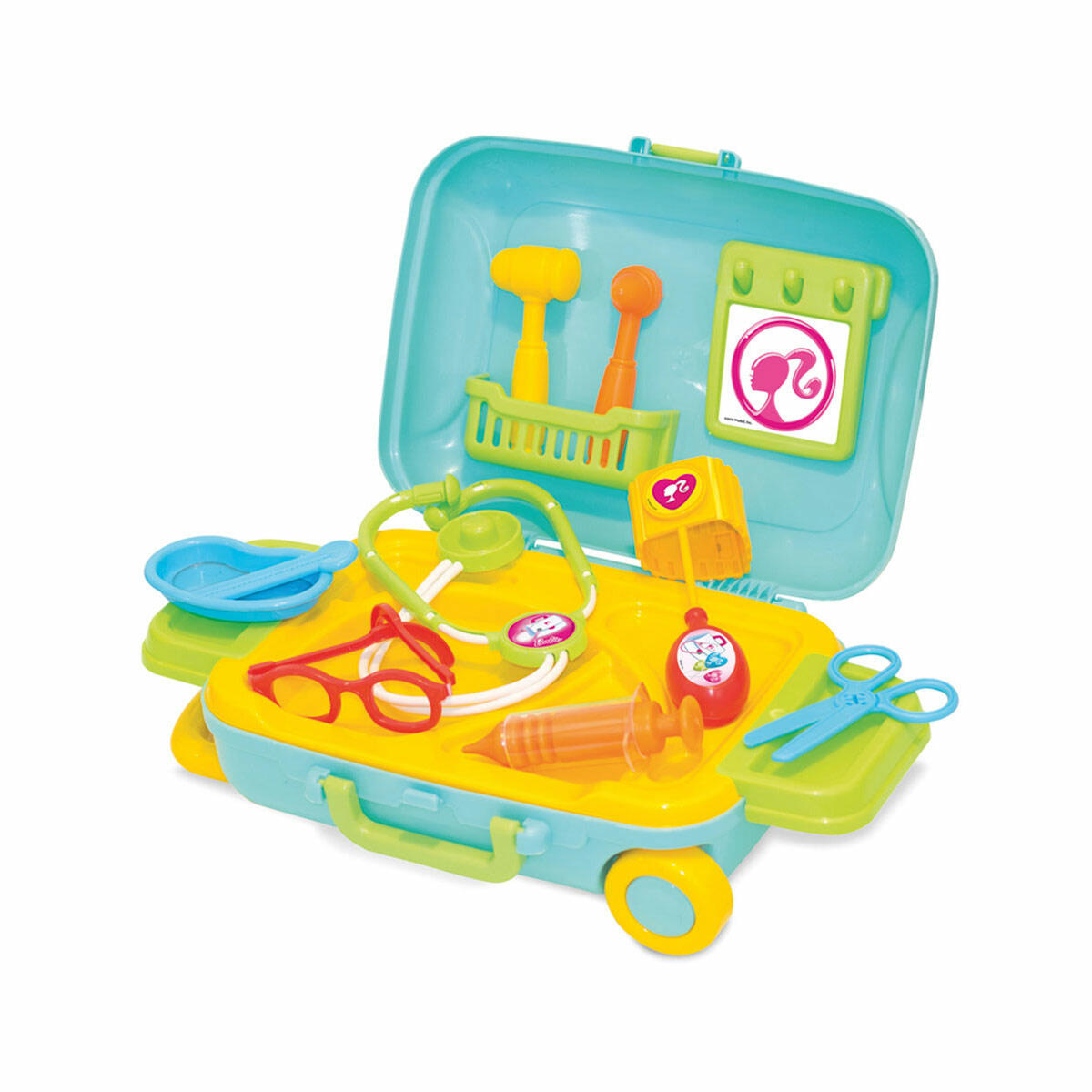 Barbie Doktor Setli Bavulum | Eğitici Sağlık Ve Rol Yapma Seti | Taşınabilir Aksesuarlı Barbie Doktor Çantası