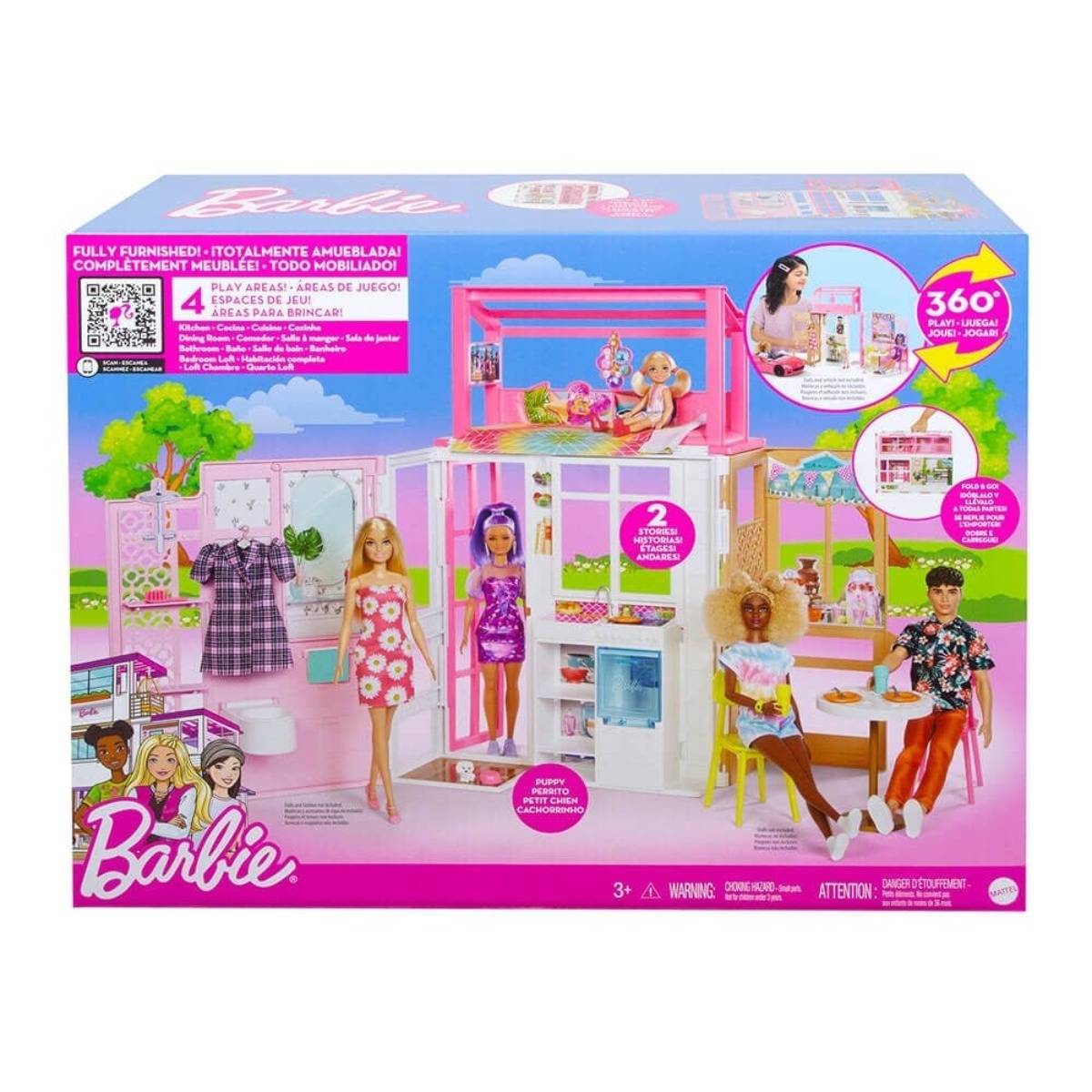 Barbie Portatif Taşınabilir Evi