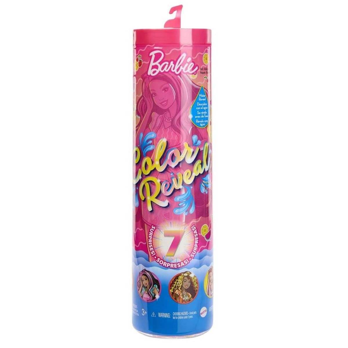 Barbie Color Reveal Sürpriz Meyve Deseni Elbiseli Bebekler