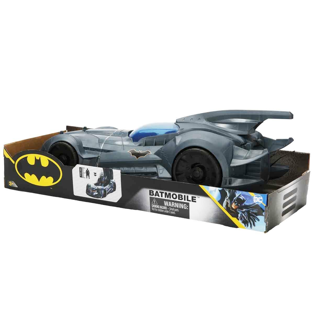 Batman Batmobile Araba 40 cm | Üstü Açılabilen Kokpit ve Dev Boyut | DC Comics Lisanslı Koleksiyon Aracı