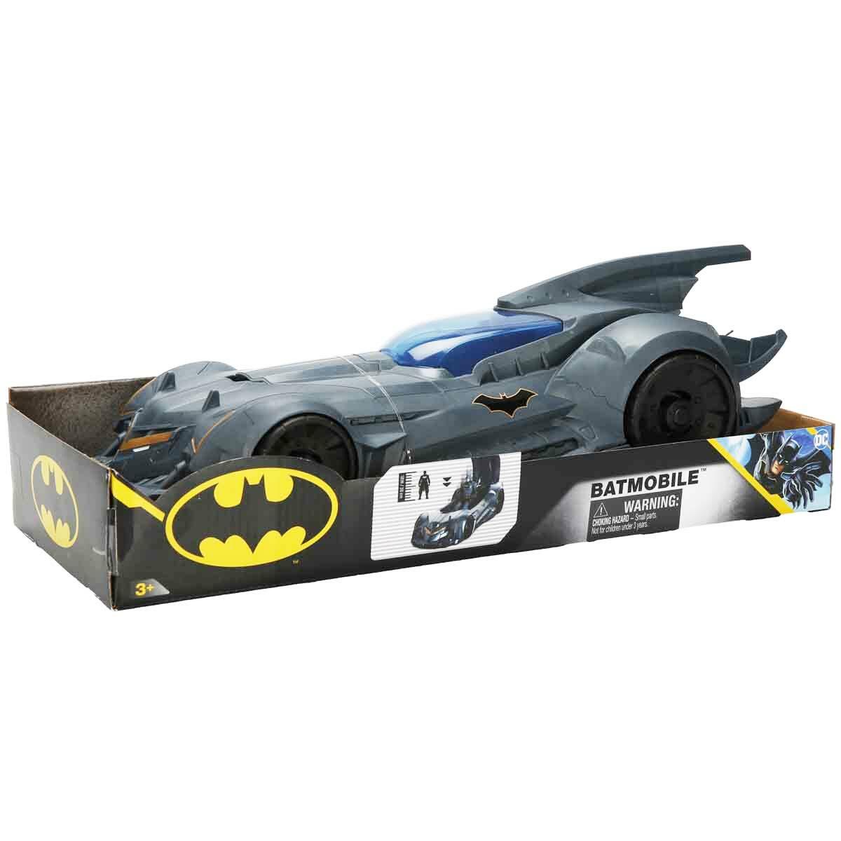 Batman Batmobile Araba 40 cm | Üstü Açılabilen Kokpit ve Dev Boyut | DC Comics Lisanslı Koleksiyon Aracı
