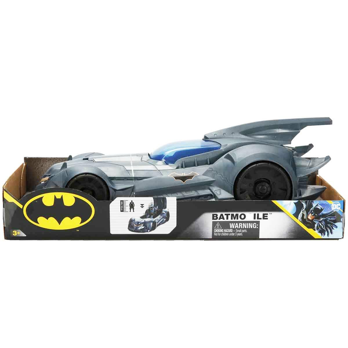 Batman Batmobile Araba 40 cm | Üstü Açılabilen Kokpit ve Dev Boyut | DC Comics Lisanslı Koleksiyon Aracı