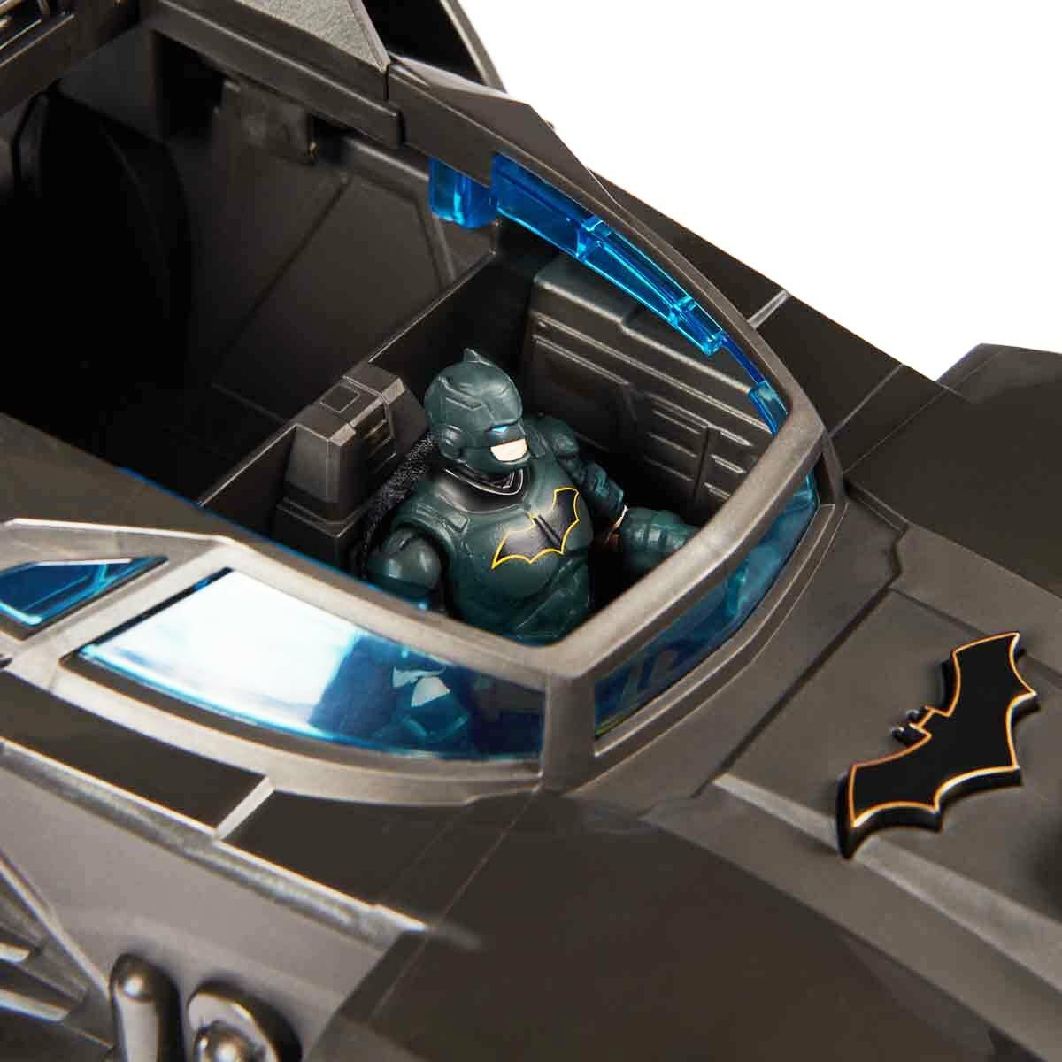 DC Comics Batman Crusader Batmobile Aracı ve Figür Seti | 10 cm Batman Figürü | Feyza Oyuncak