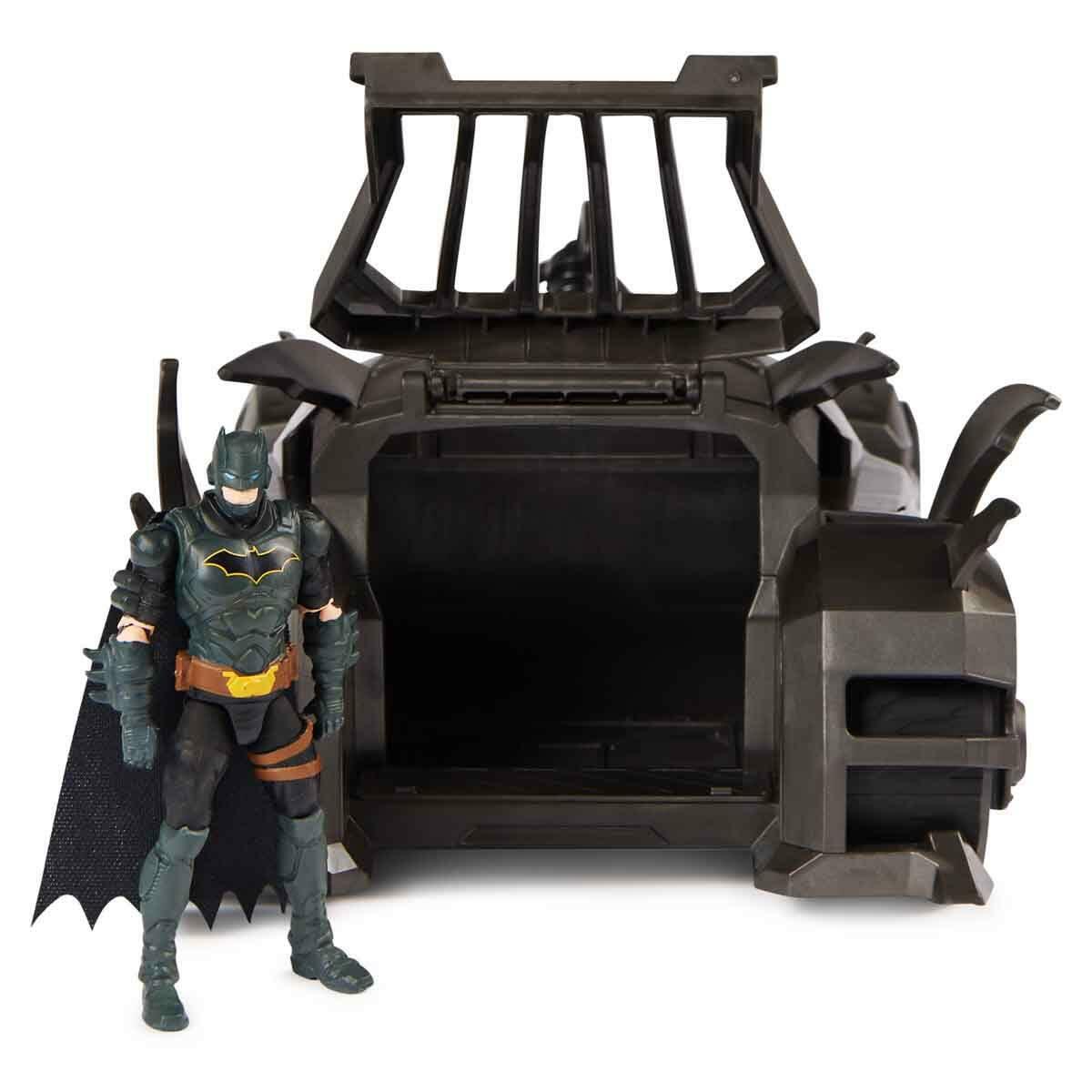 DC Comics Batman Crusader Batmobile Aracı ve Figür Seti | 10 cm Batman Figürü | Feyza Oyuncak