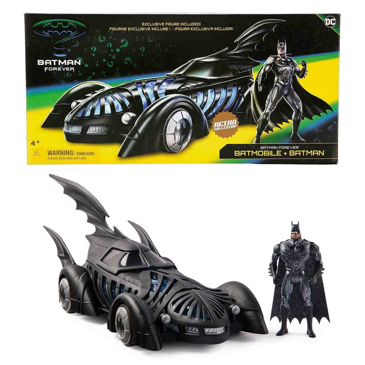 Batman Forever Retro Collection Batmobile ve Batman Aksiyon Figürü Seti | 50 CM Dev Araç