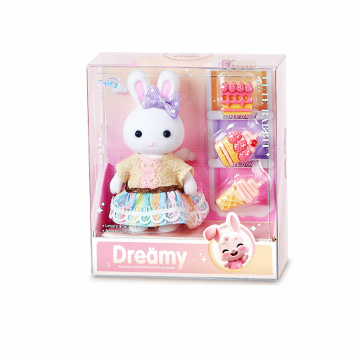 Bay Dreamy Aksesuarlı Tavşan Seti | Mini Figür ve Oyun Aksesuarları | 6 Farklı Asorti Model Seçeneği