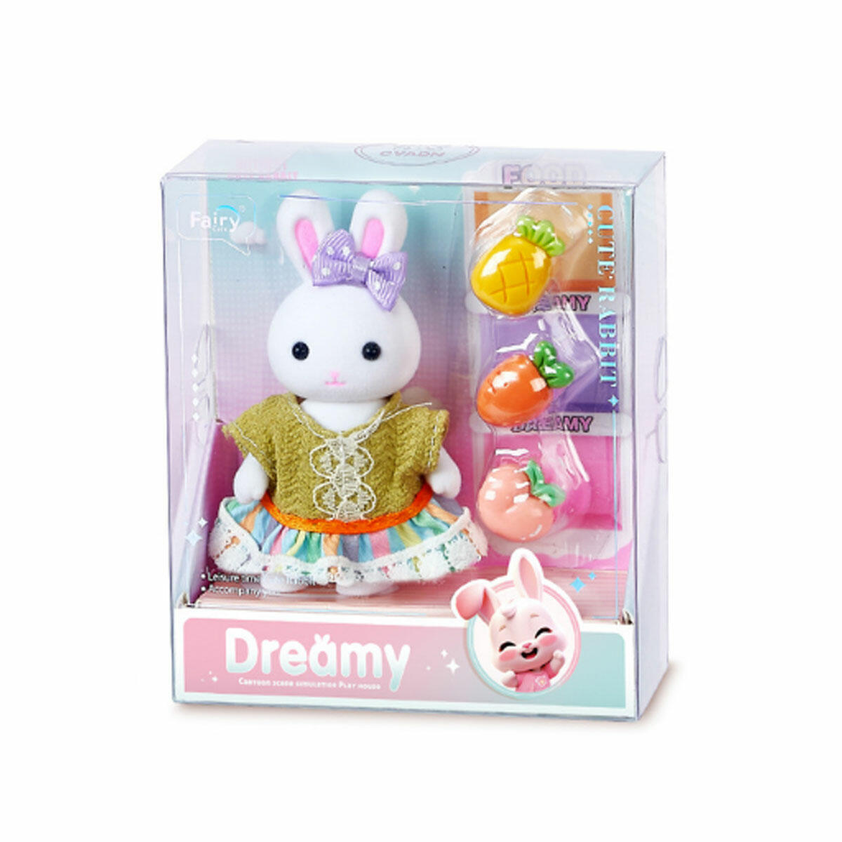 Bay Dreamy Aksesuarlı Tavşan Seti | Mini Figür ve Oyun Aksesuarları | 6 Farklı Asorti Model Seçeneği