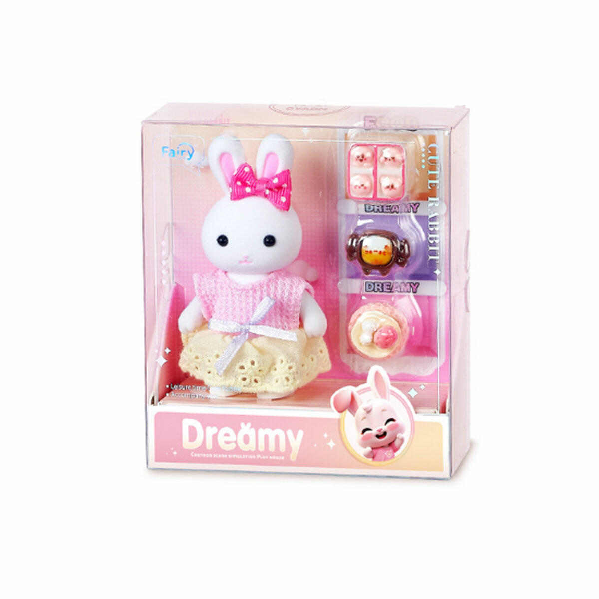 Bay Dreamy Aksesuarlı Tavşan Seti | Mini Figür ve Oyun Aksesuarları | 6 Farklı Asorti Model Seçeneği