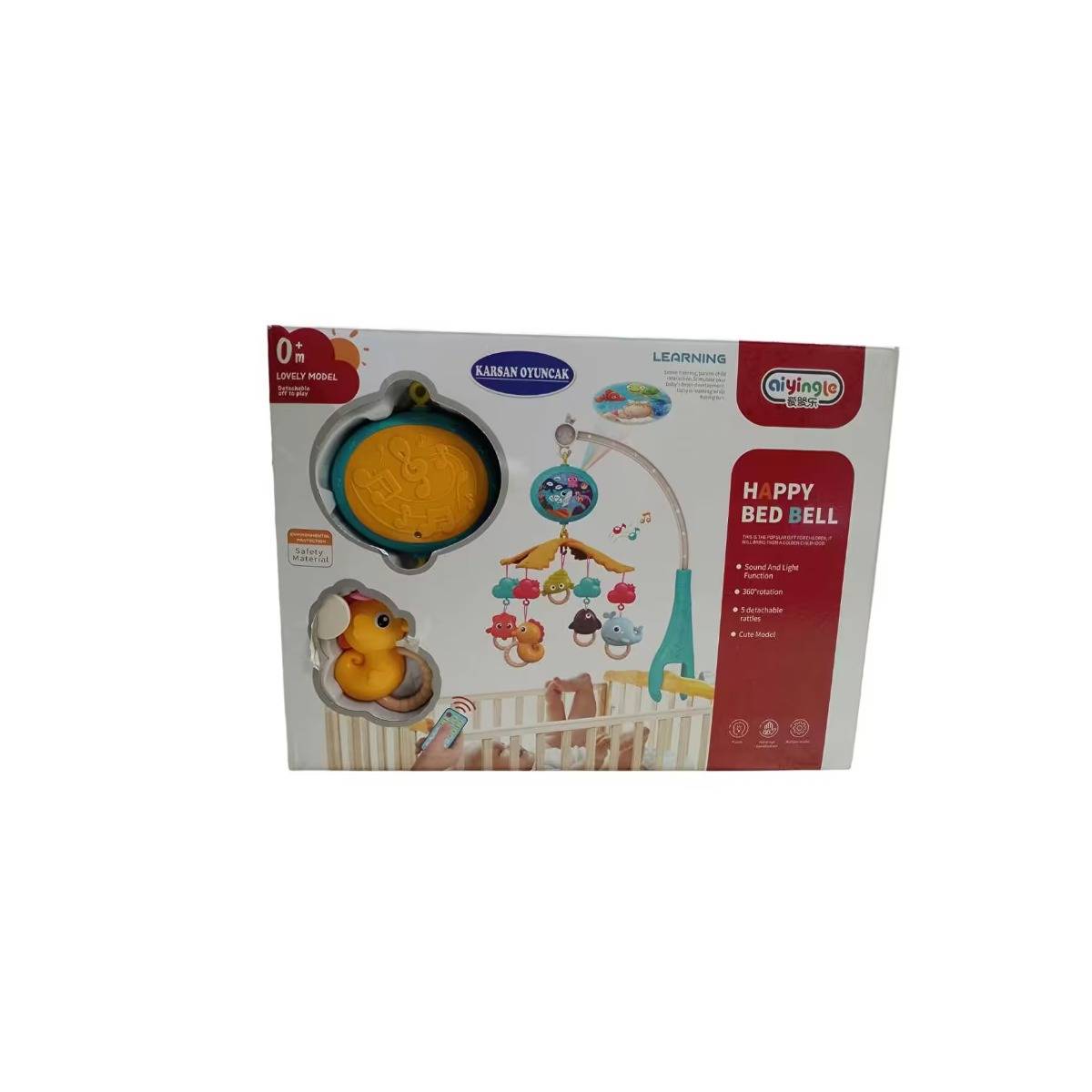 Beşik Süsü Dönencesi Projektörlü Bebek Yatağı Dönencesi