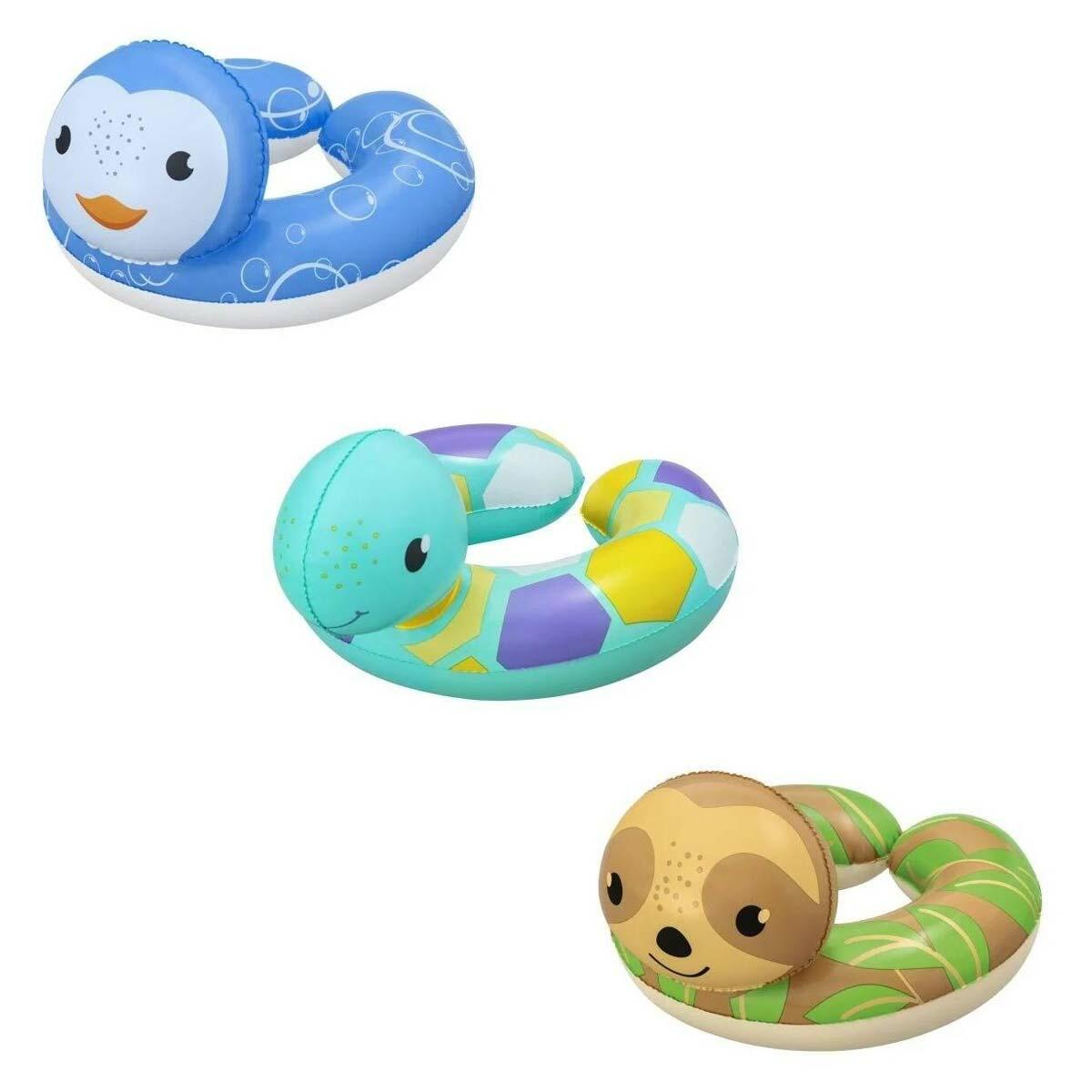 Bestway® Hayvan Başlı Çocuk Deniz Simidi | 52 cm Havuz Ve Plaj Simidi | Sevimli Hayvan Figürlü Simit