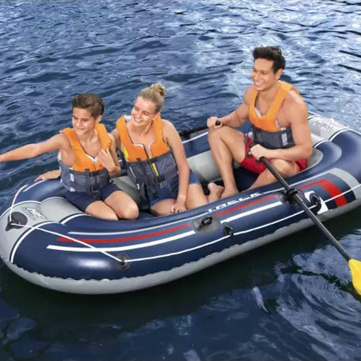 Bestway Hydro Force Raft Bot Set 262x141 cm | 3 Kişilik Şişme Bot Seti | Pompa ve Kürek Dahil Komple Su Macerası Kiti