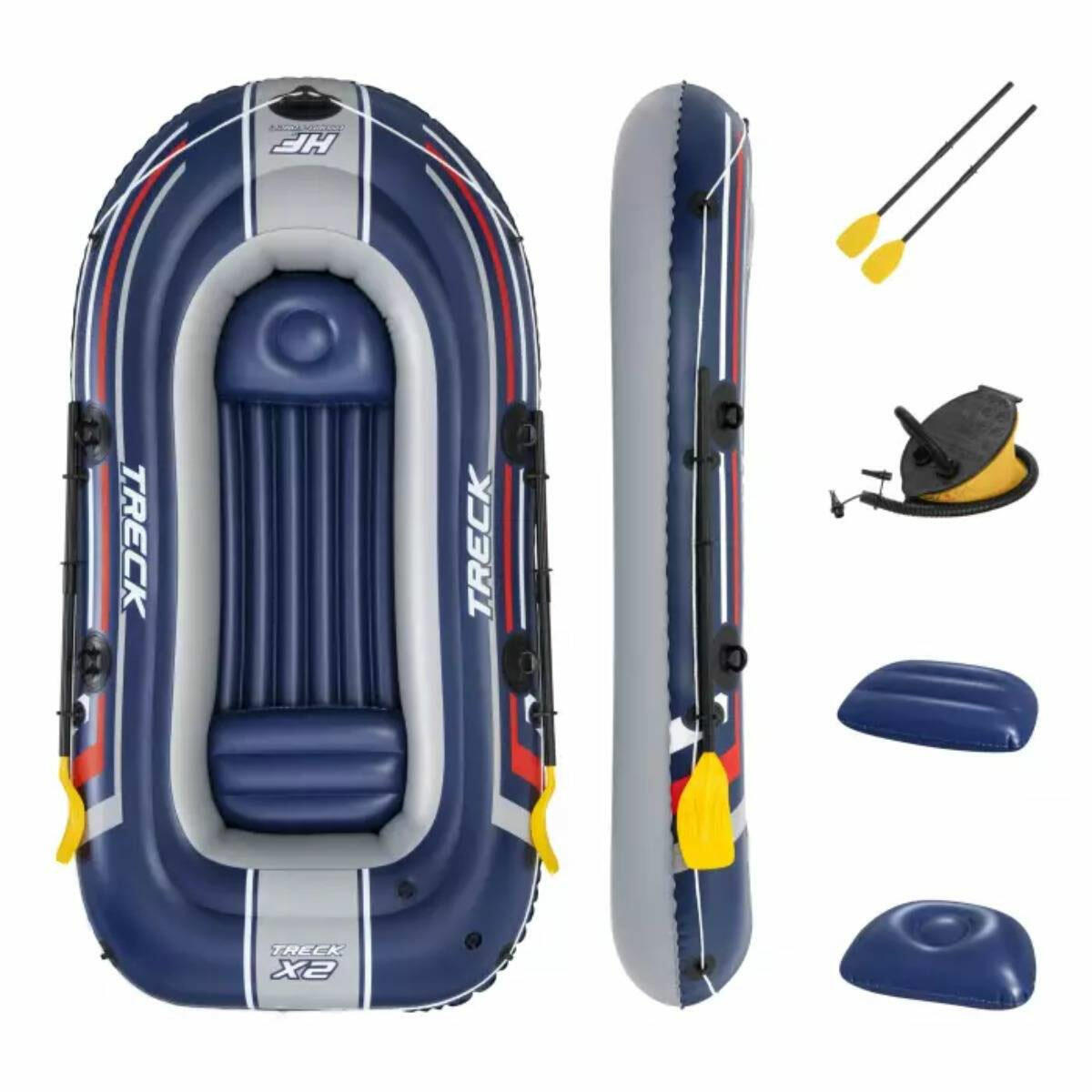 Bestway Hydro Force Raft Bot Set 262x141 cm | 3 Kişilik Şişme Bot Seti | Pompa ve Kürek Dahil Komple Su Macerası Kiti