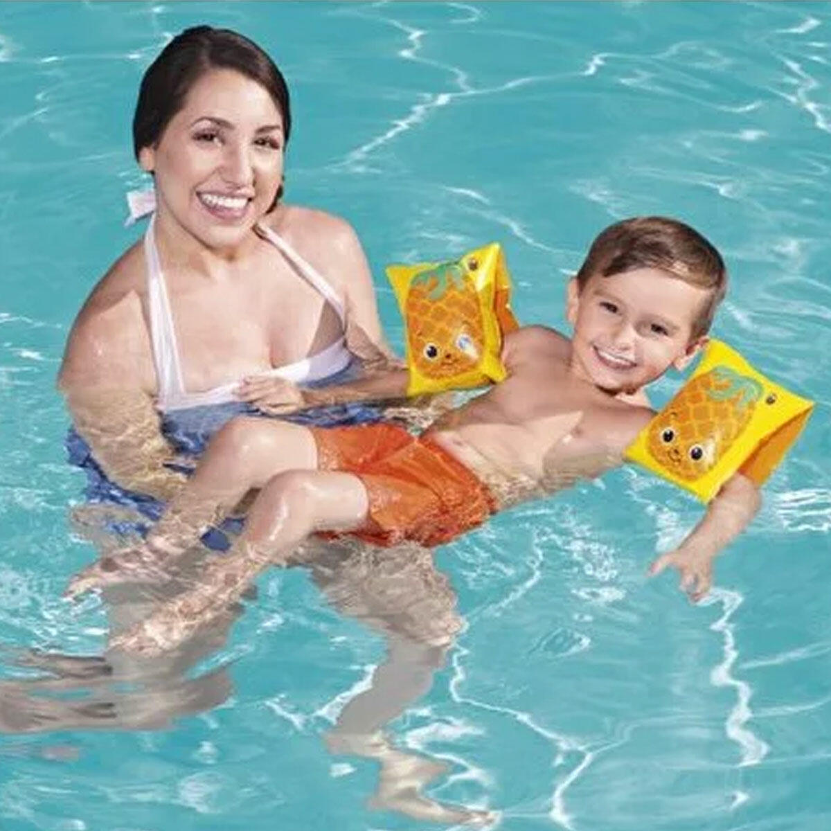 Bestway Meyve Desenli Kolluk | 3-6 Yaş Çocuklar İçin Dayanıklı PVC Yüzme Güvenliği