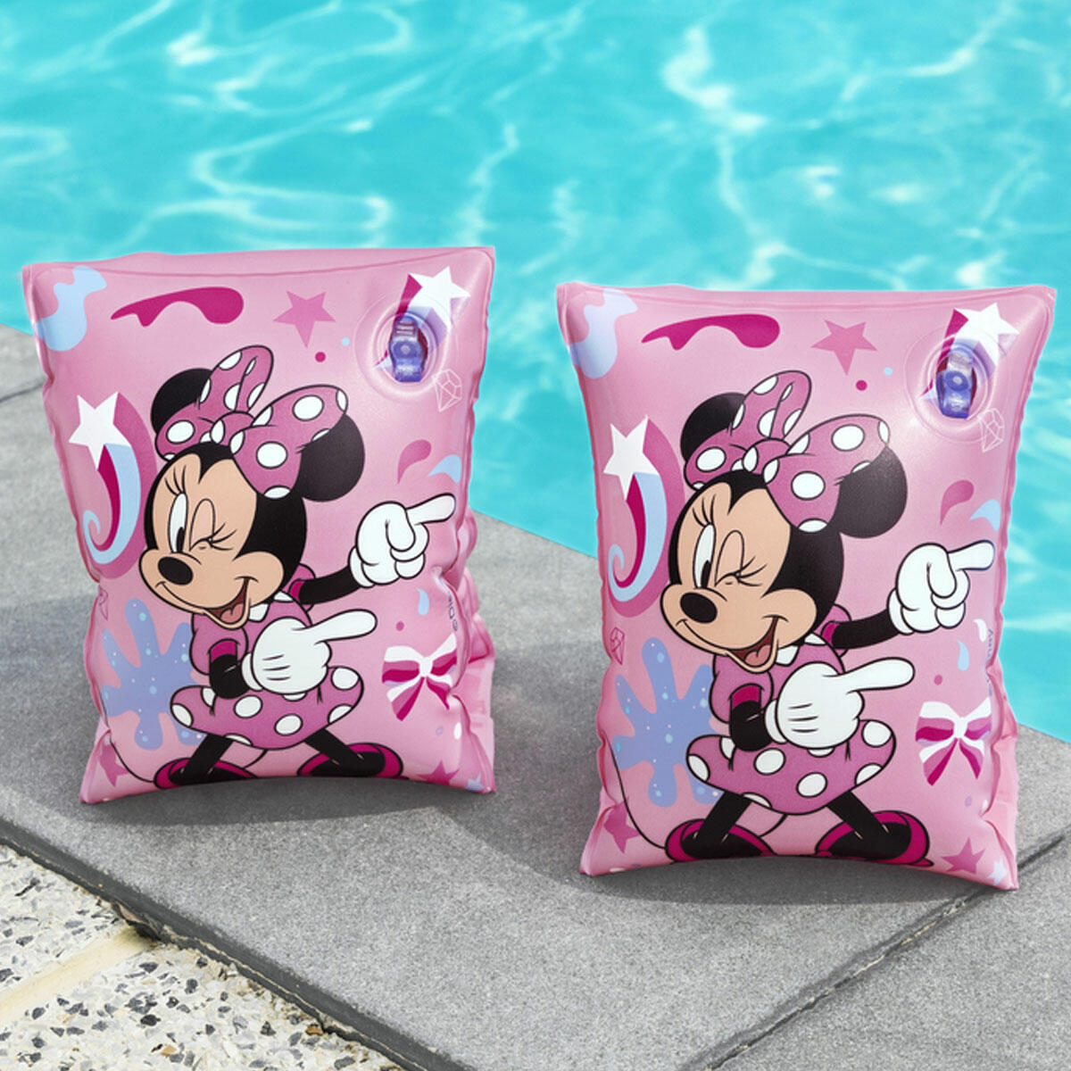 Bestway® Minnie Mouse Çocuk Kolluğu | 25x15 cm Güvenli Yüzme Yardımcısı | Lisanslı Disney Minnie Mouse Deniz ve Havuz Aksesuarı