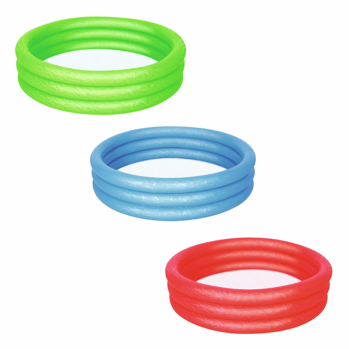 Bestway® Renkli Çocuk Havuzu 102 cm – 3 Bölmeli Dayanıklı Şişme Havuz