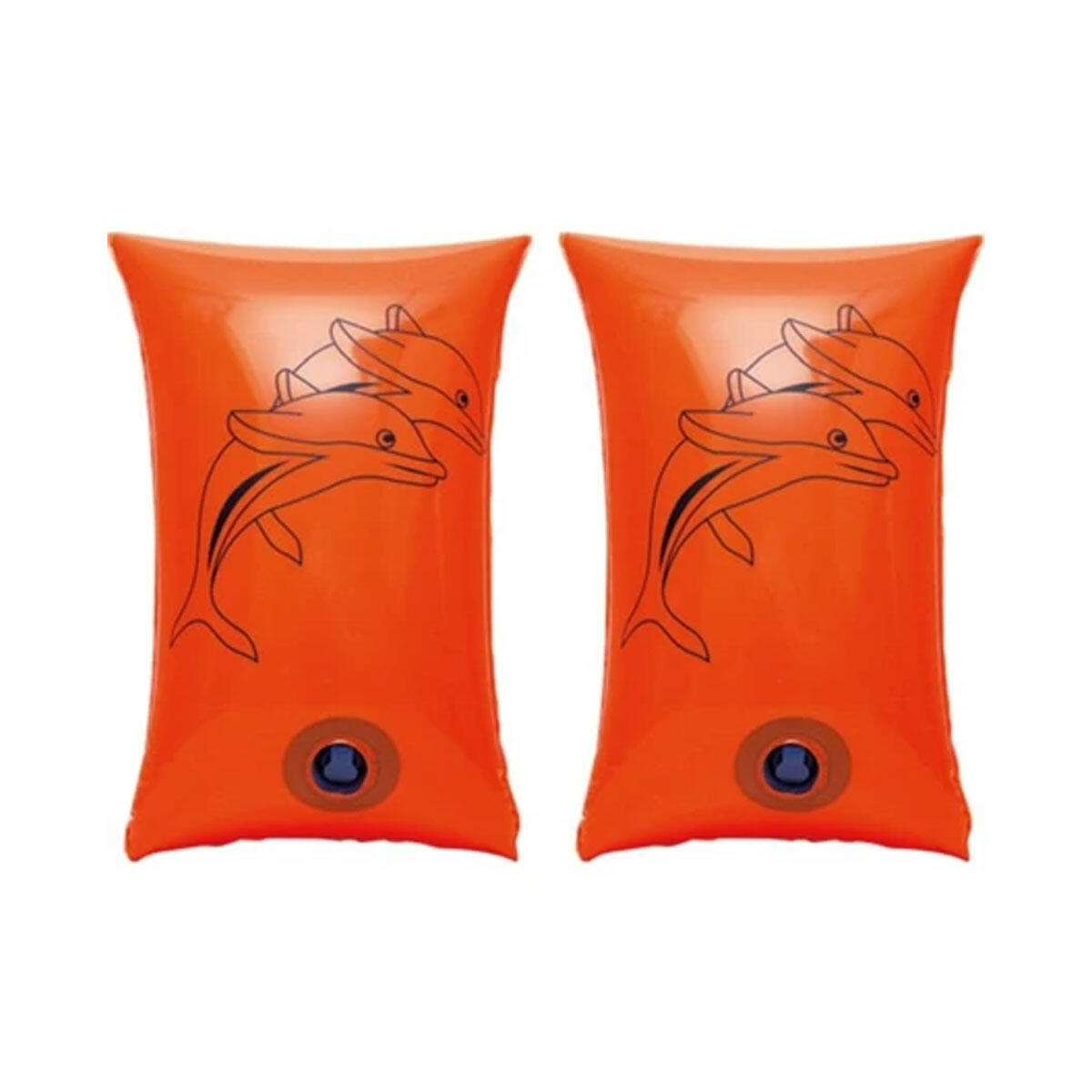 Bestway® Yunus Desenli Kolluk | 30 x 15 cm (35 x 15 cm) Kırmızı Renkli ve Çocuklar İçin Güvenli Deniz/Havuz Kolluğu