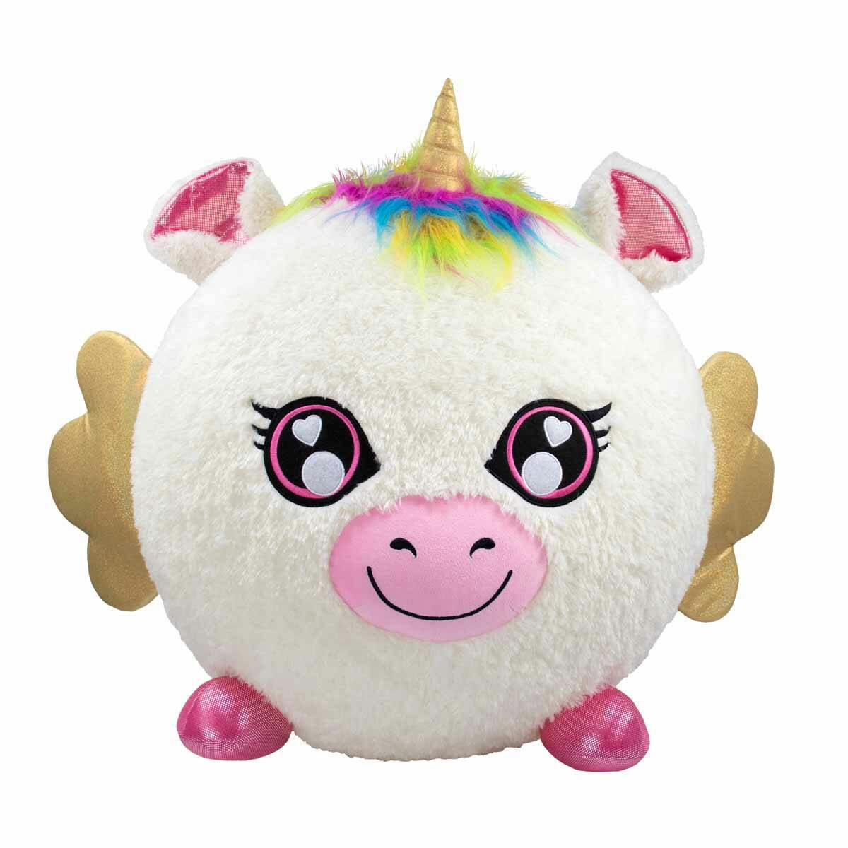 Biggies Şişme Peluş Unicorn XXL– Dev Boy Şişebilir Pelüş Unicorn