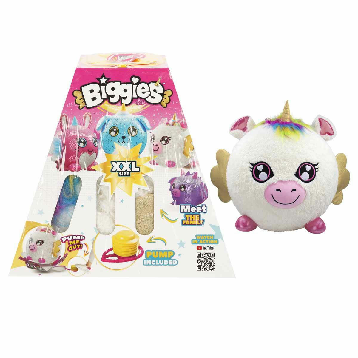 Biggies Şişme Peluş Unicorn XXL– Dev Boy Şişebilir Pelüş Unicorn
