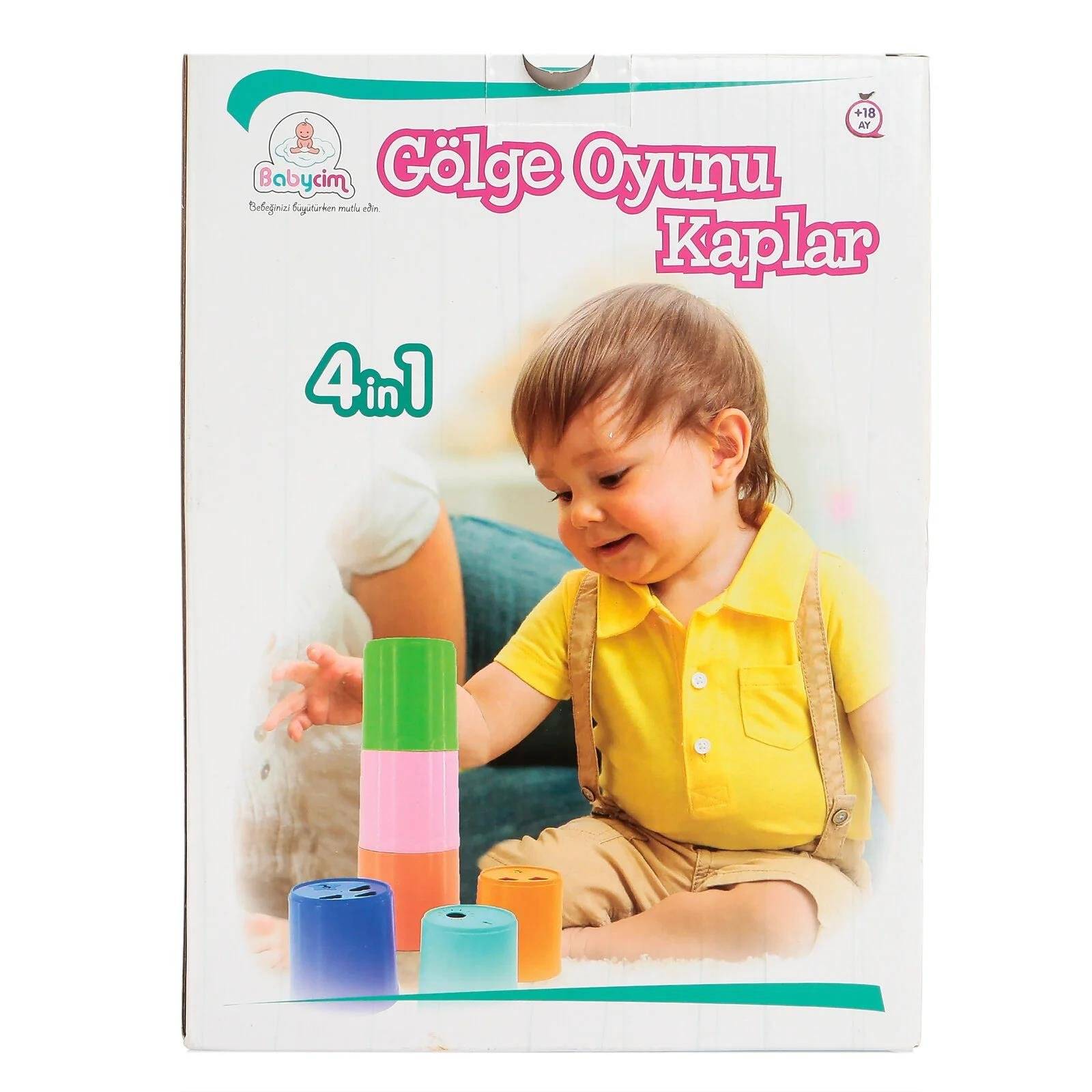 Birlik Oyuncak  4ü 1 Arada  Gölge Oyunu Kaplar