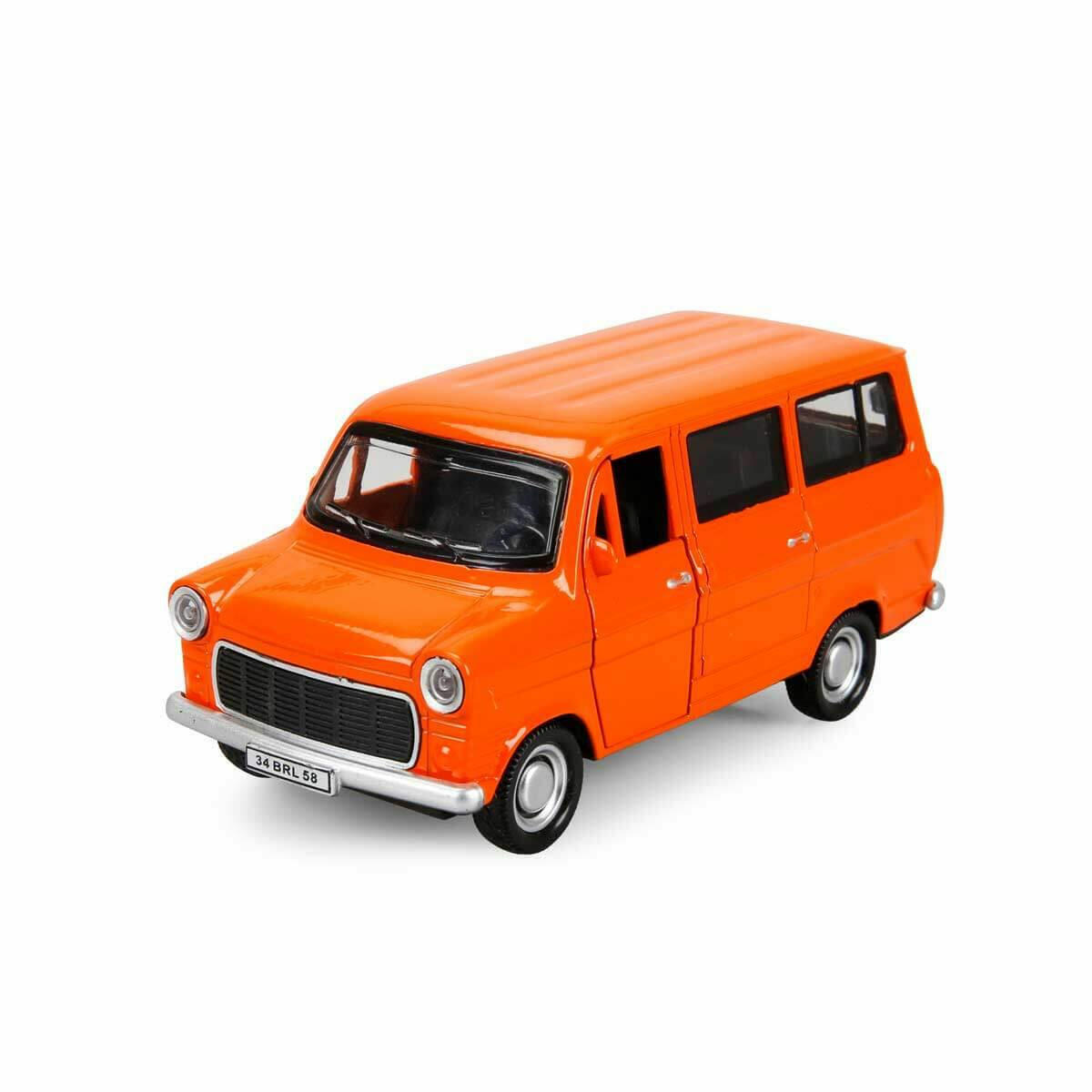 Birlik Oyuncak Metal Çek Bırak Ford Minibüs – Die-Cast Model Araba 11,5 cm